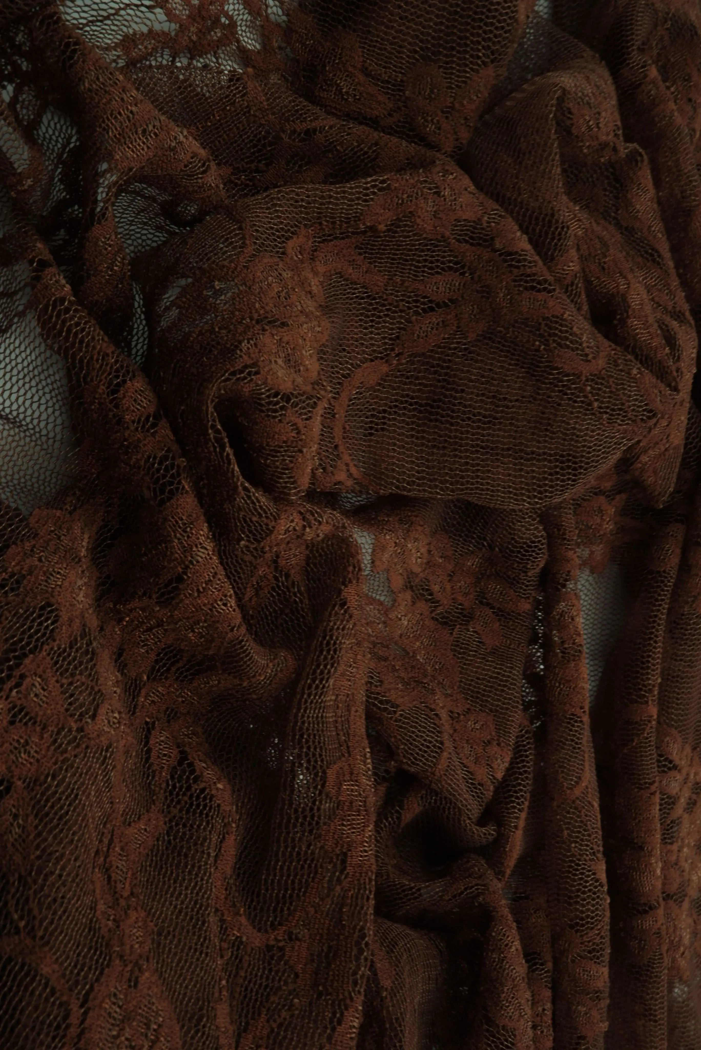 LACE-1483 BROWN BLOUSE BOTTOMS CAMI DRESS FLORAL LACE LOUNGEWEAR NYLON SKIRTS SOLID SPANDEX TOPS