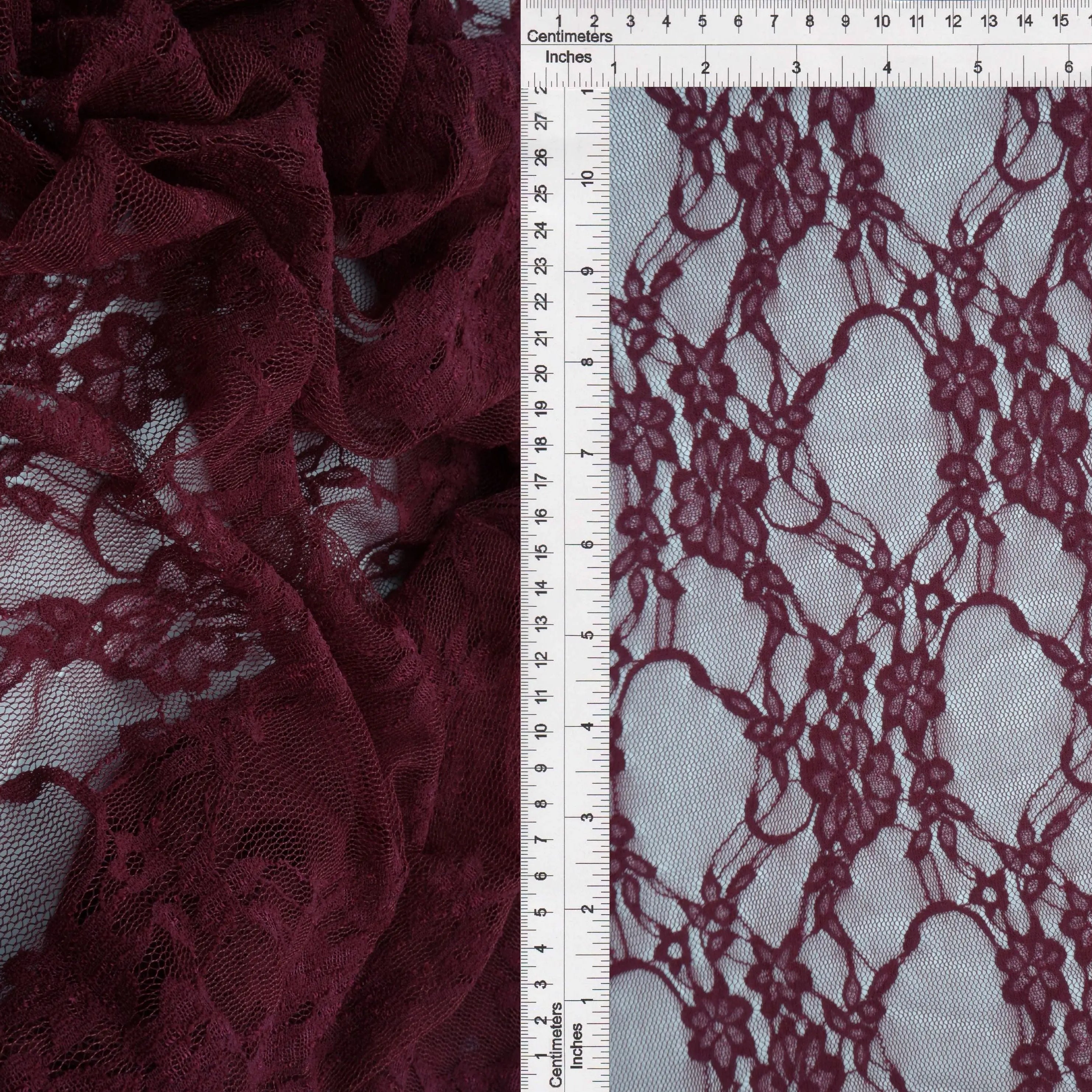 LACE-1483 BURGUNDY BLOUSE BOTTOMS CAMI DRESS FLORAL LACE LOUNGEWEAR NYLON SKIRTS SOLID SPANDEX TOPS