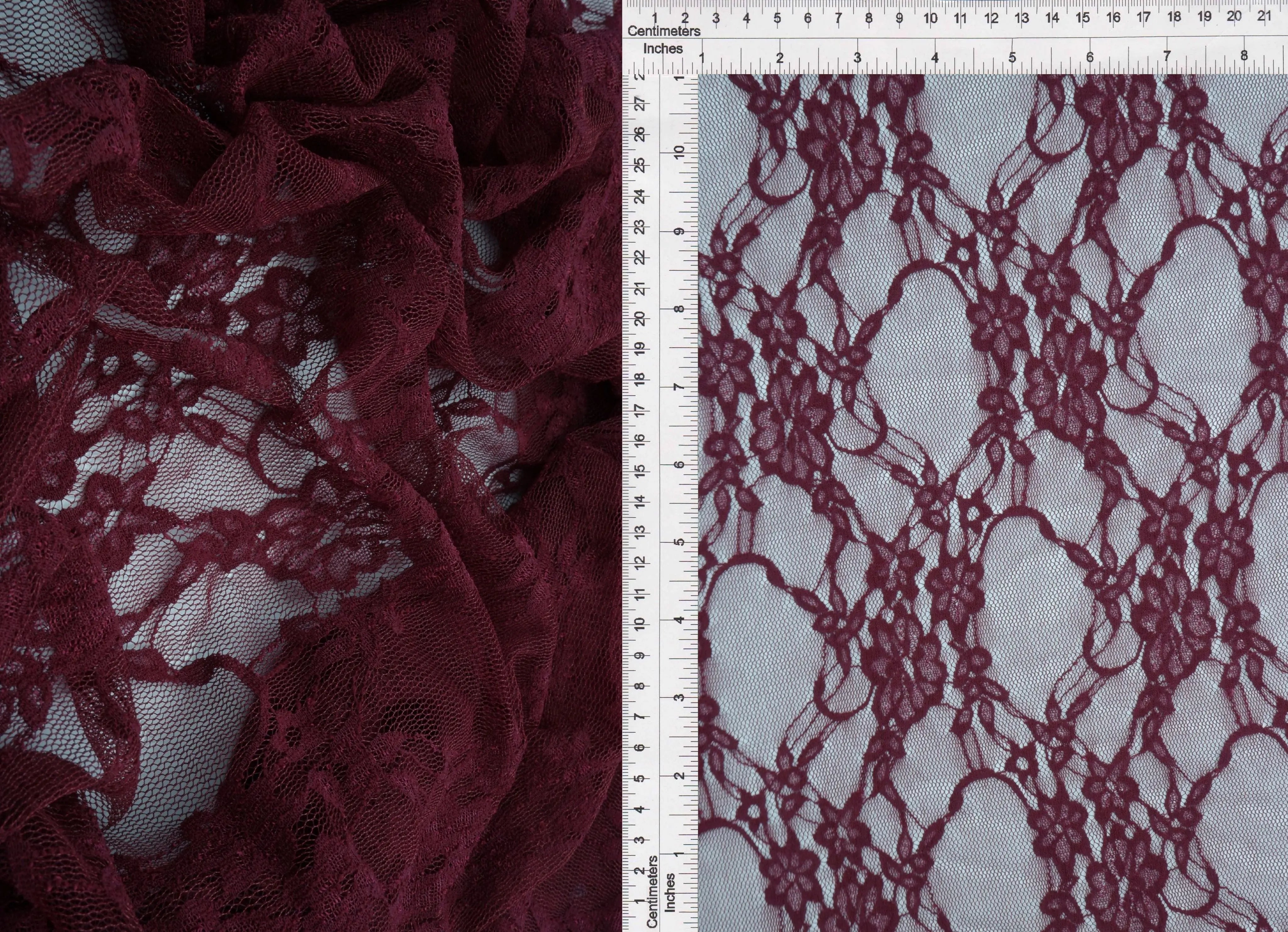 LACE-1483 BURGUNDY BLOUSE BOTTOMS CAMI DRESS FLORAL LACE LOUNGEWEAR NYLON SKIRTS SOLID SPANDEX TOPS