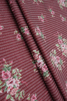 KNT4463-MS11547 BURGUNDY KNIT