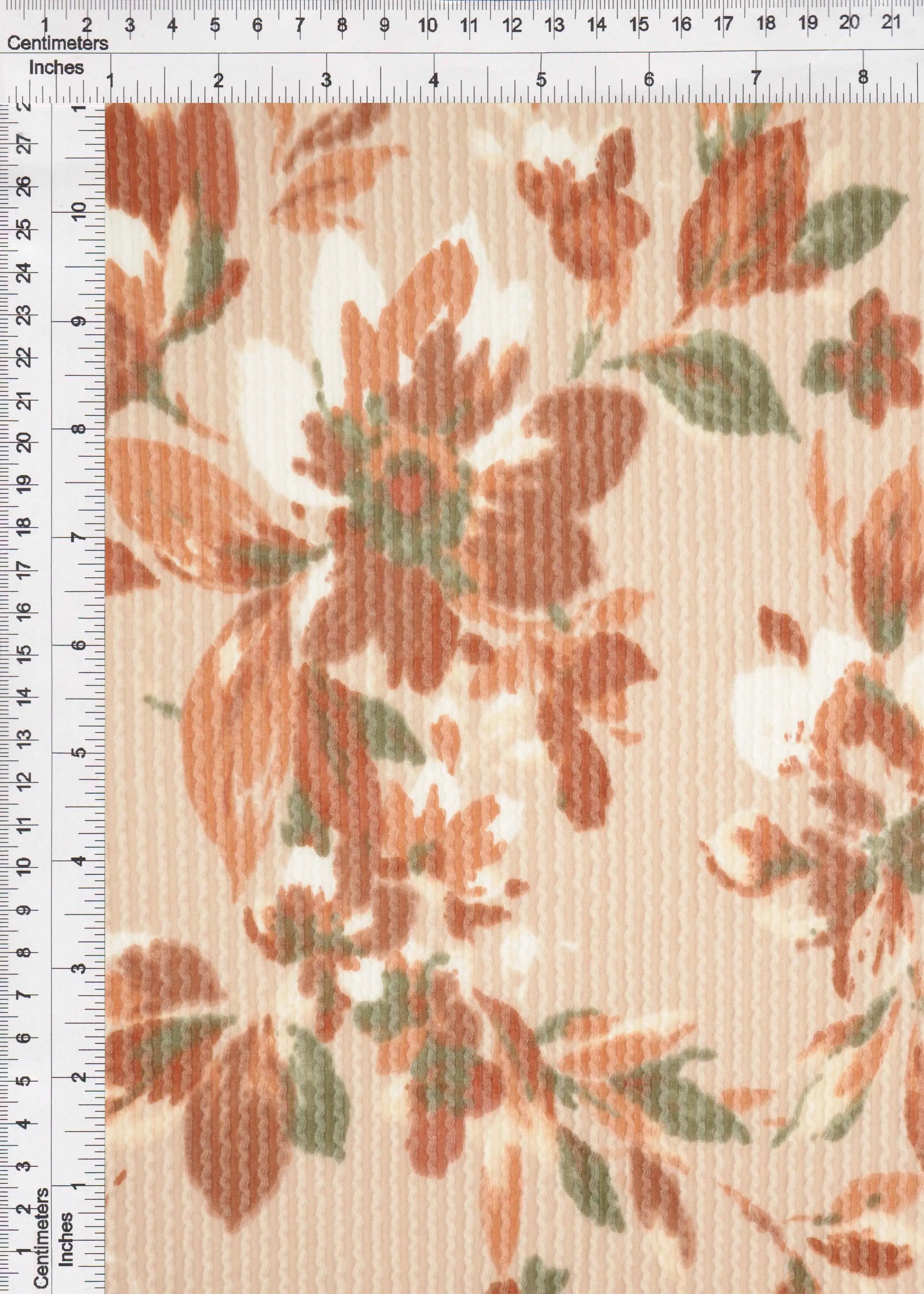 KNT4463-MS11312 TAUPE ACTIVEWEAR BOTTOMS DOUBLE KNIT DRESS FLORAL JACQUARD PANTS POLYESTER RAYON RIB SKIRTS SOLID SPANDEX STRETCH TOPS URBAN