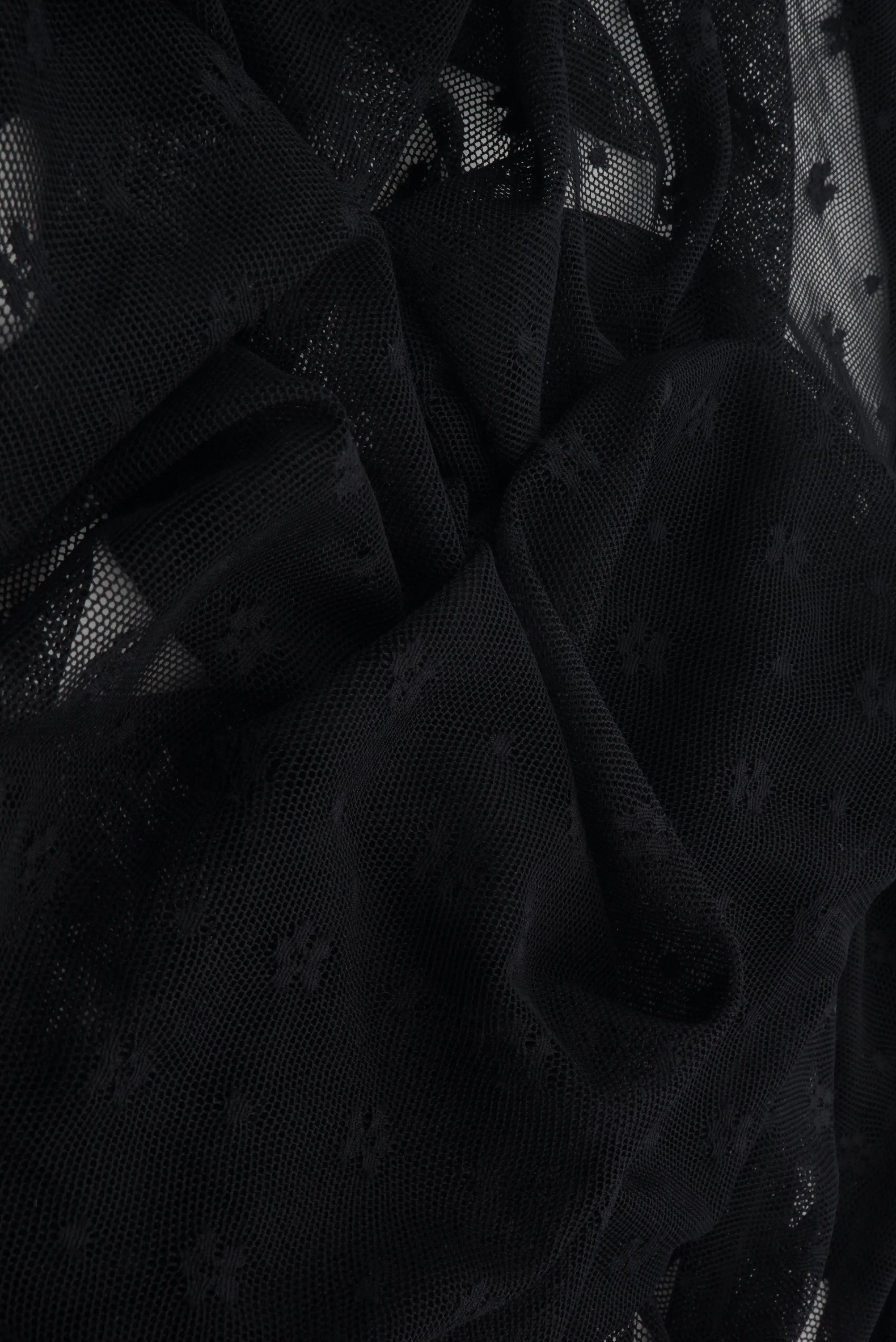 LACE-4658 BLACK BLOUSE BODYSUIT DRESS LACE NYLON SKIRTS SPANDEX TOPS TUNICS