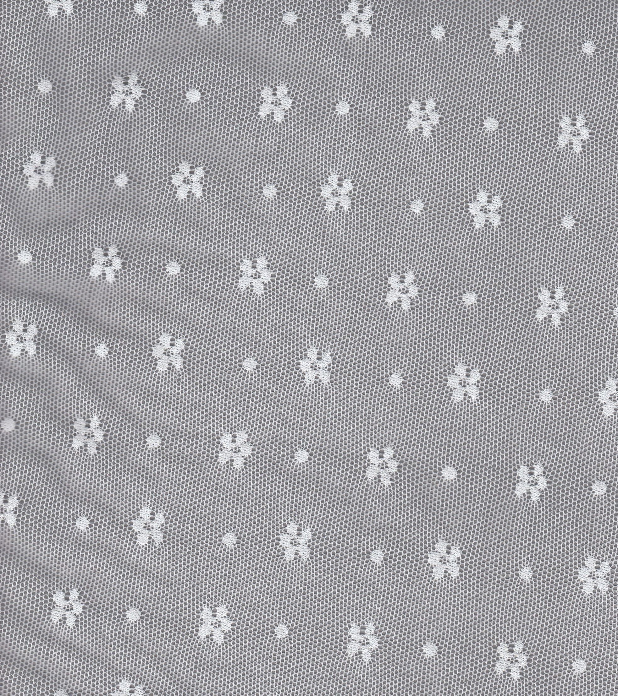 LACE-4658 IVORY BLOUSE BODYSUIT DRESS LACE NYLON SKIRTS SPANDEX TOPS TUNICS