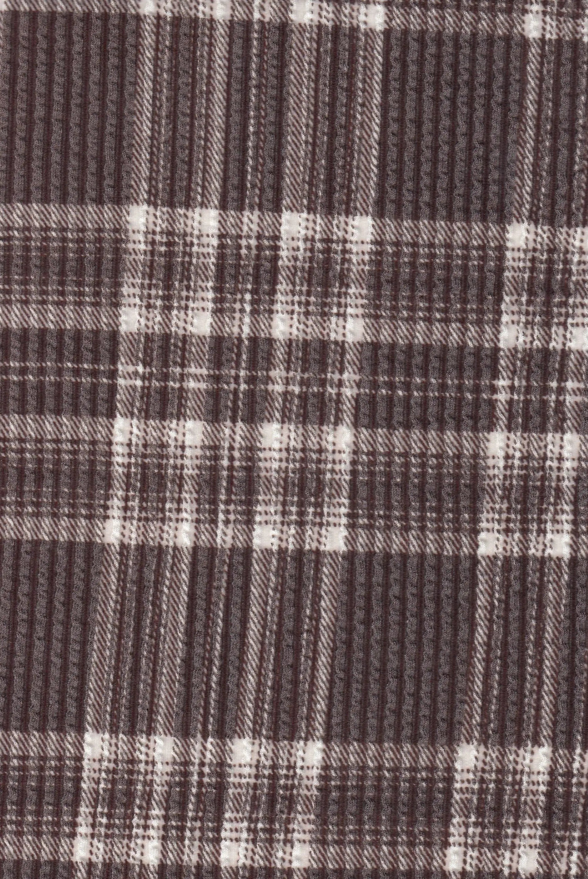 KNT4463-DU763 BROWN KNIT