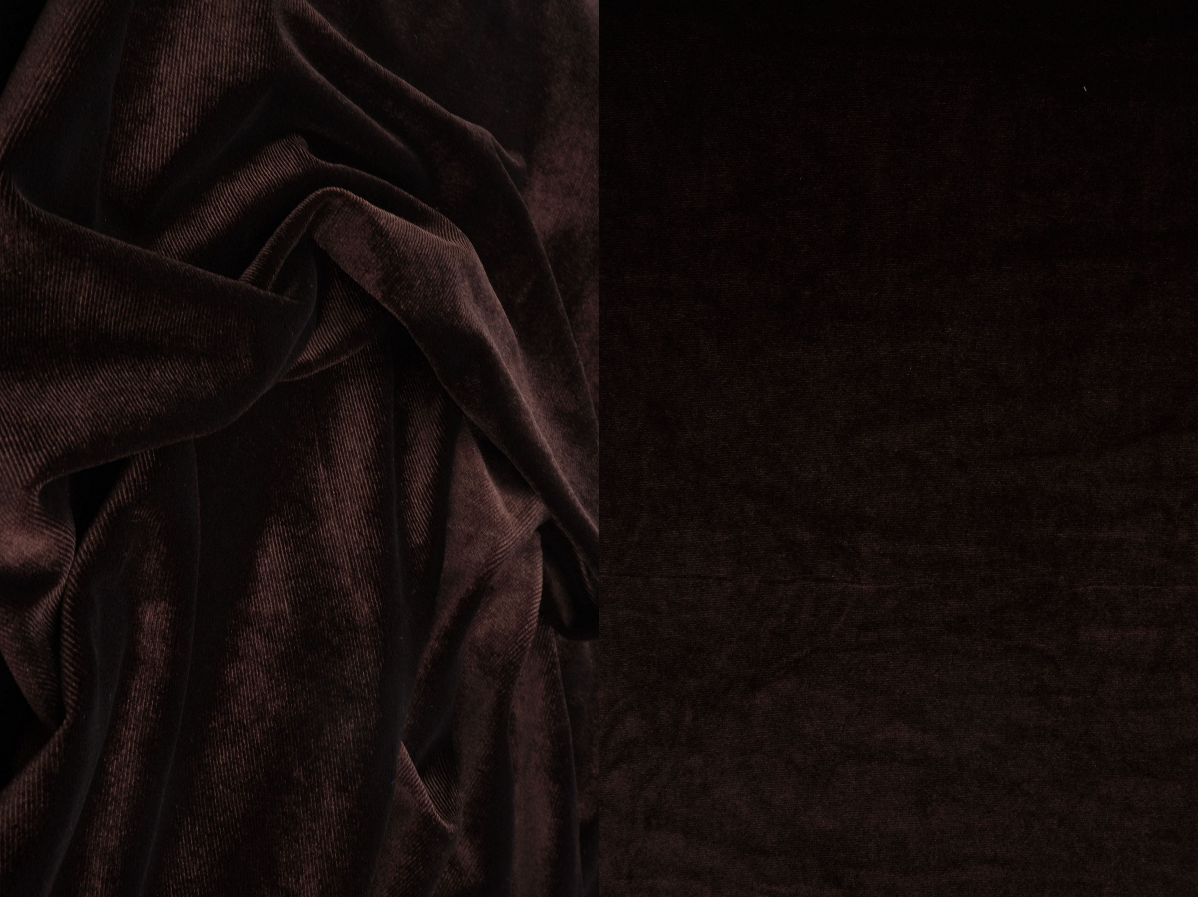 Velvet Solid Stretch Knit Fabric - KNT3850