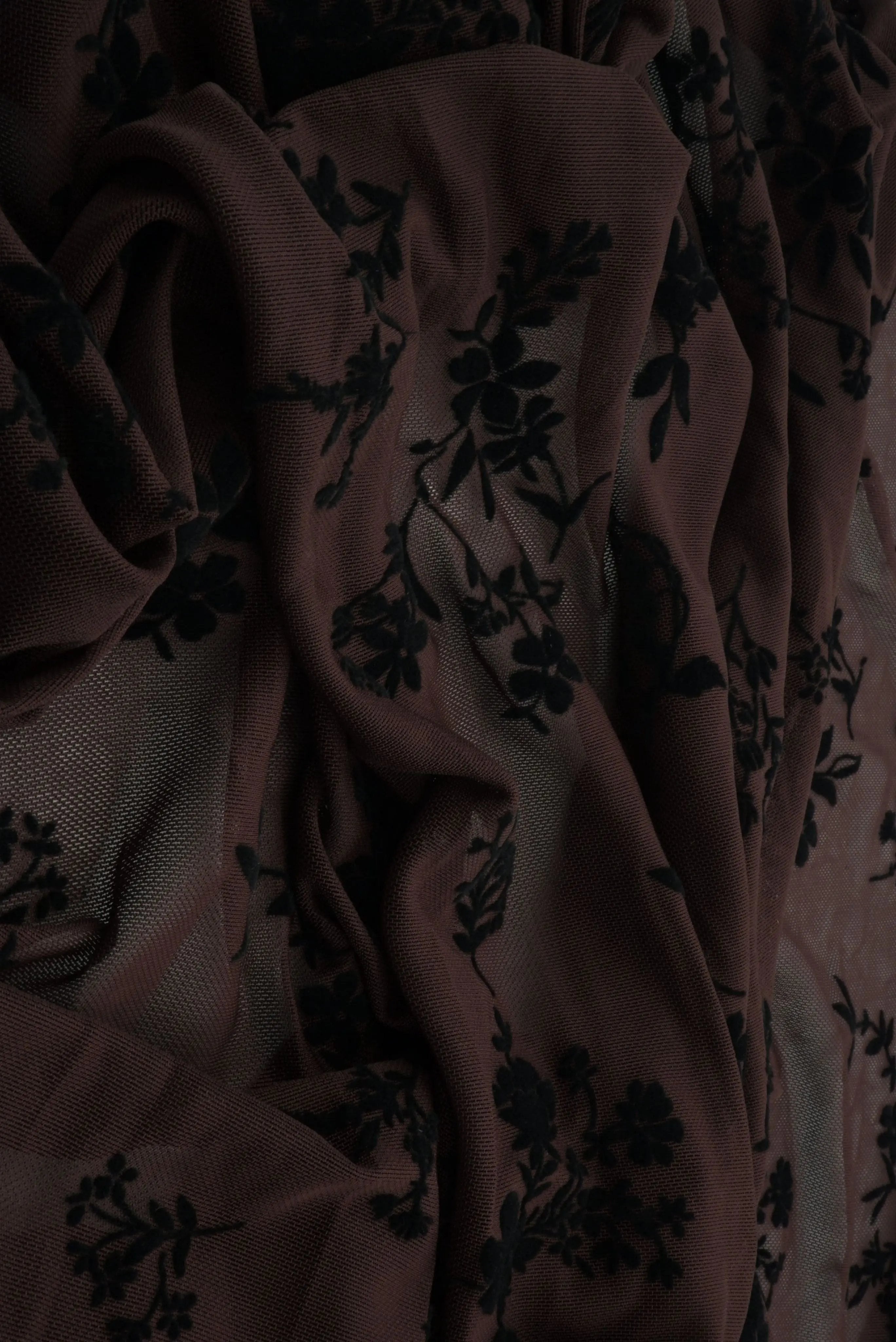 FLOCK-MS11563 BROWN/BLACK MESH