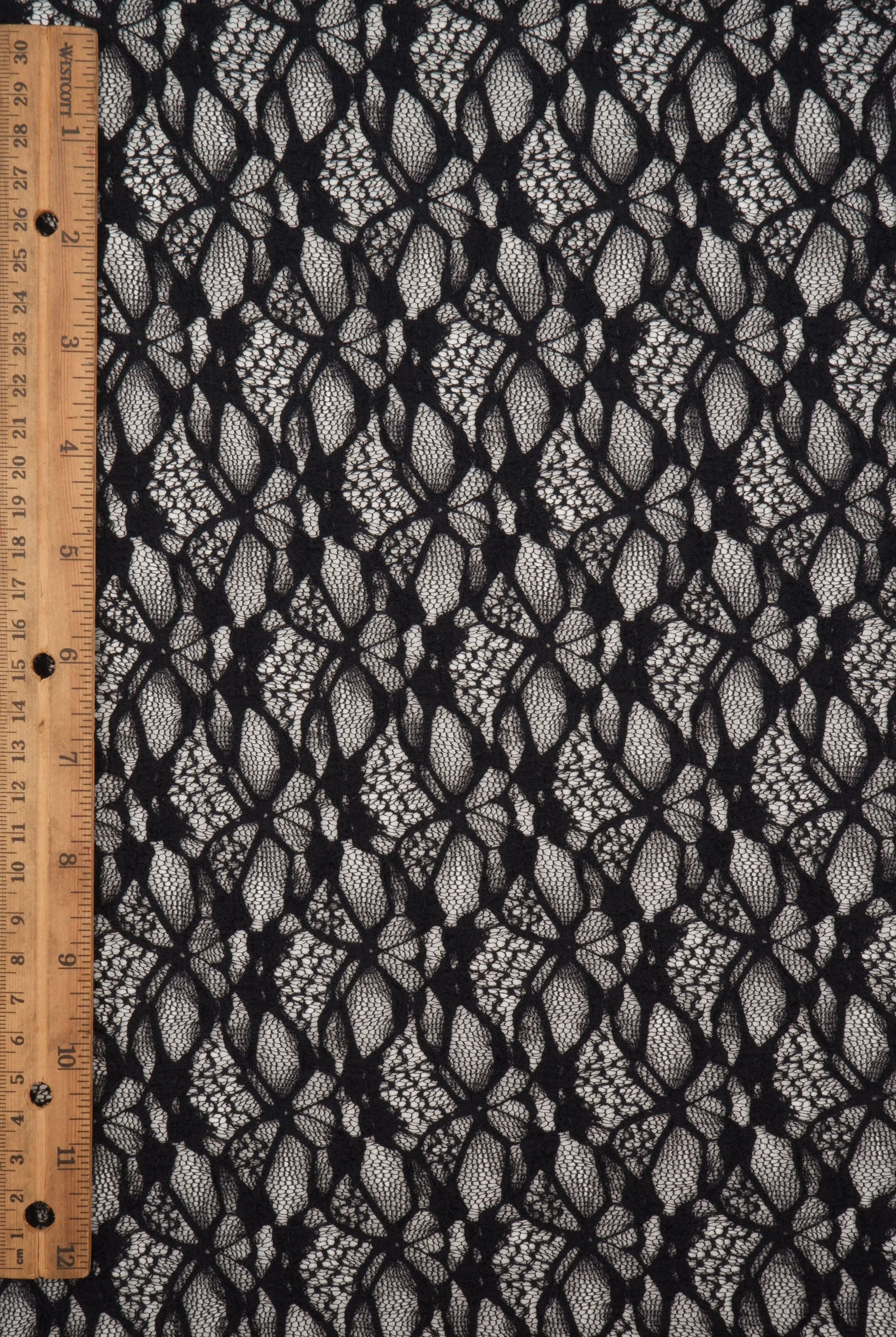 Bubble Ditsy Flower Lace Fabric - LACE4661