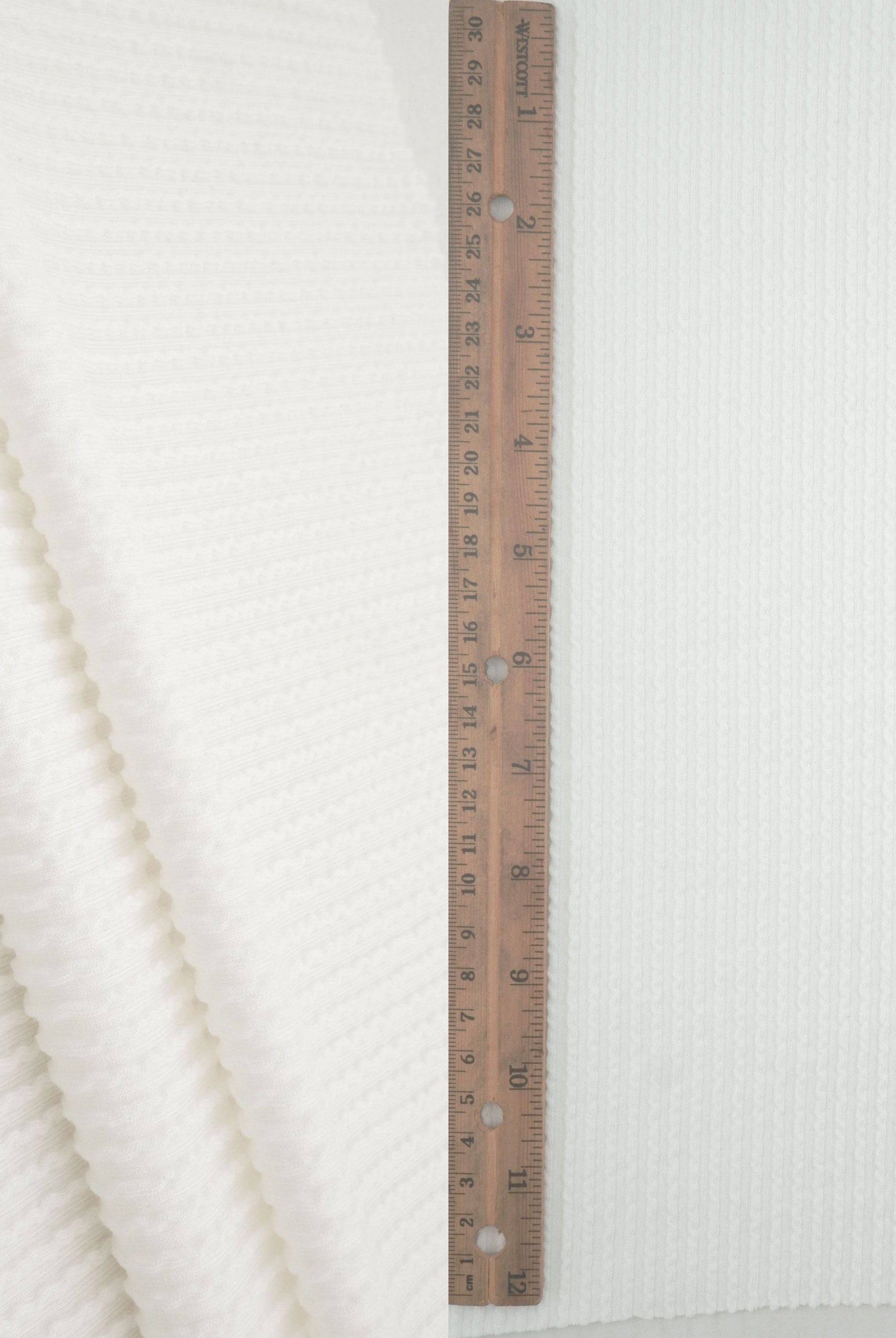 Jacquard Double Knit Rib Stretch Fabric - KNT4463