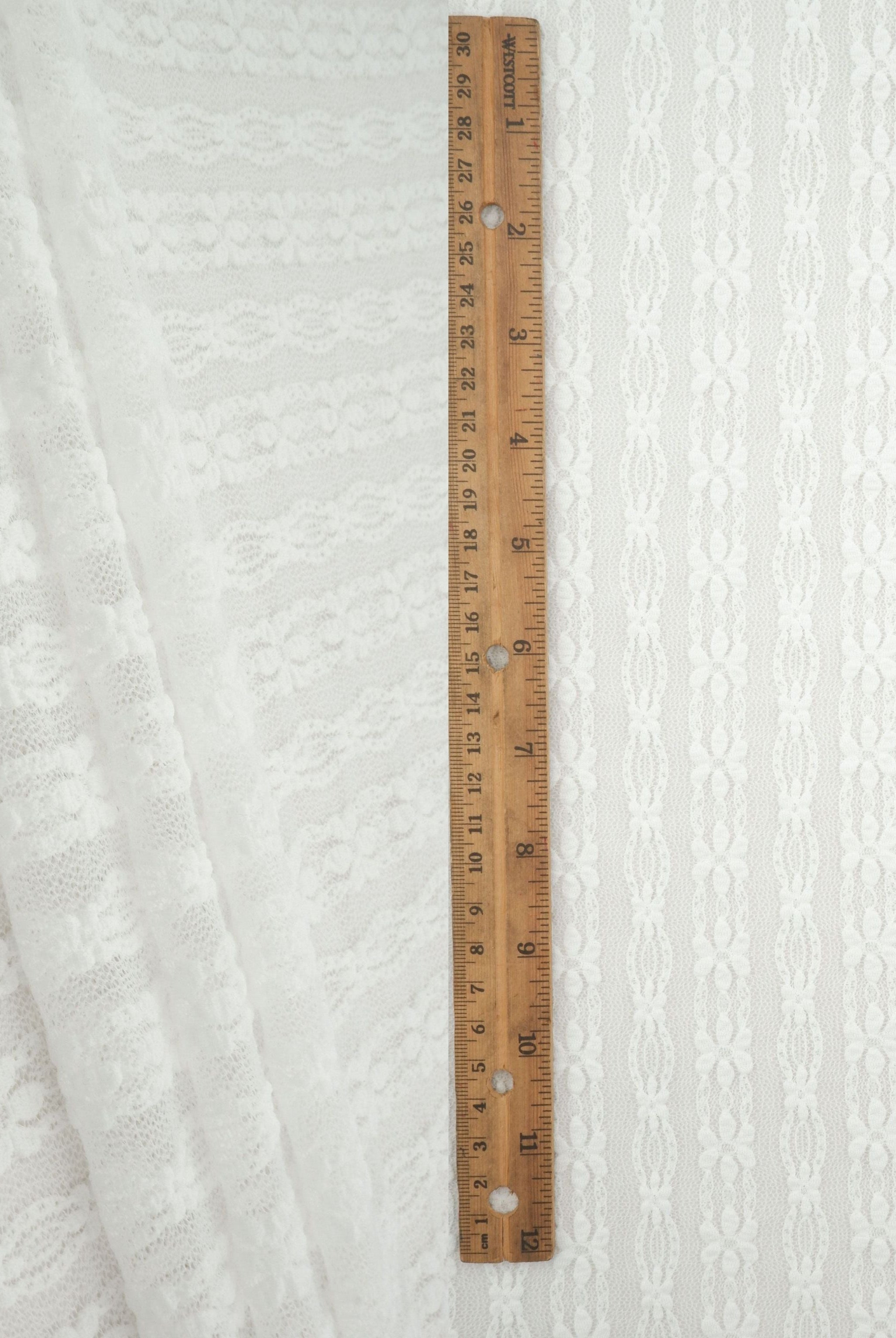 Ditsy Flower Stripe Nylon Spandex Lace LACE4663