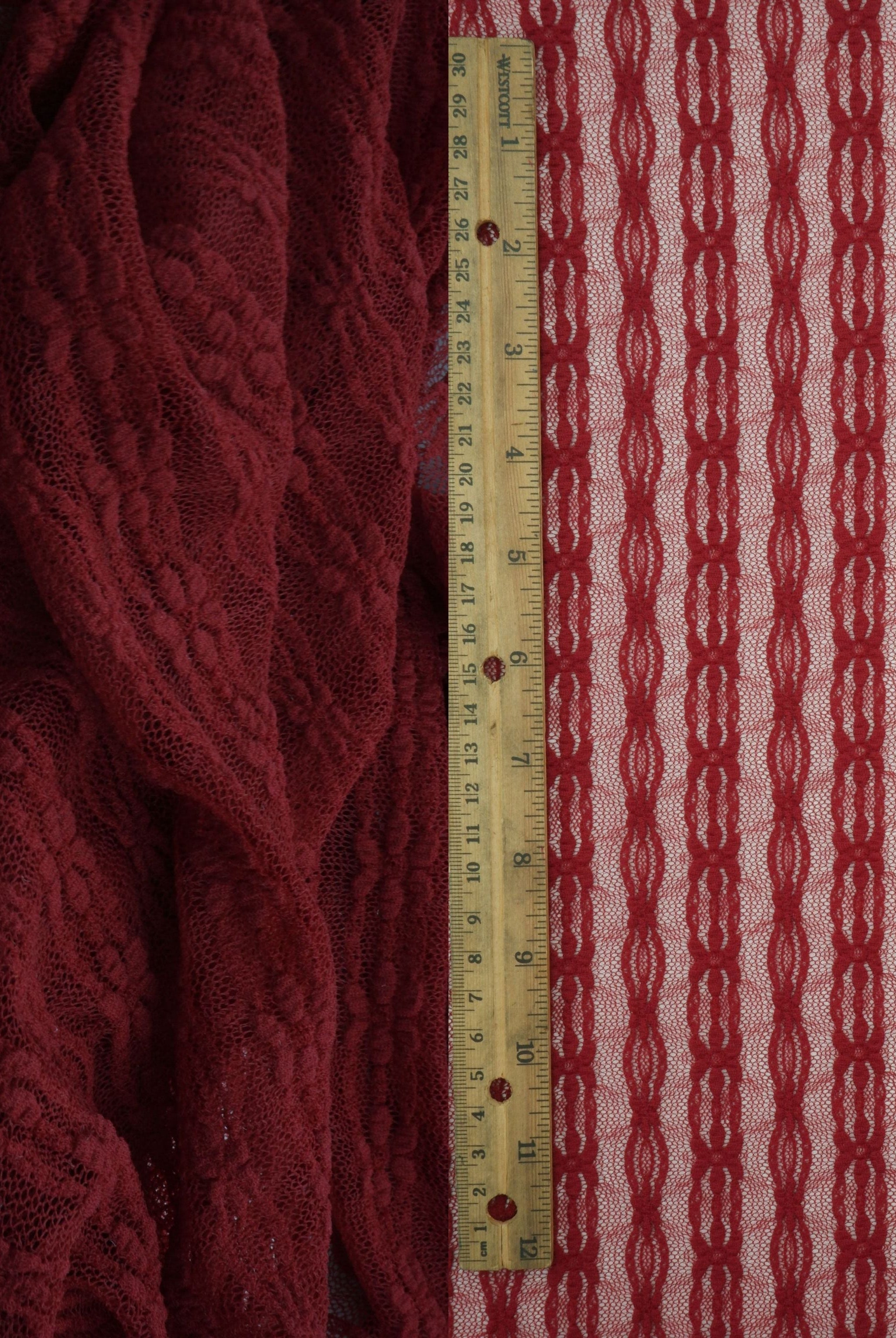 Ditsy Flower Stripe Nylon Spandex Lace LACE4663