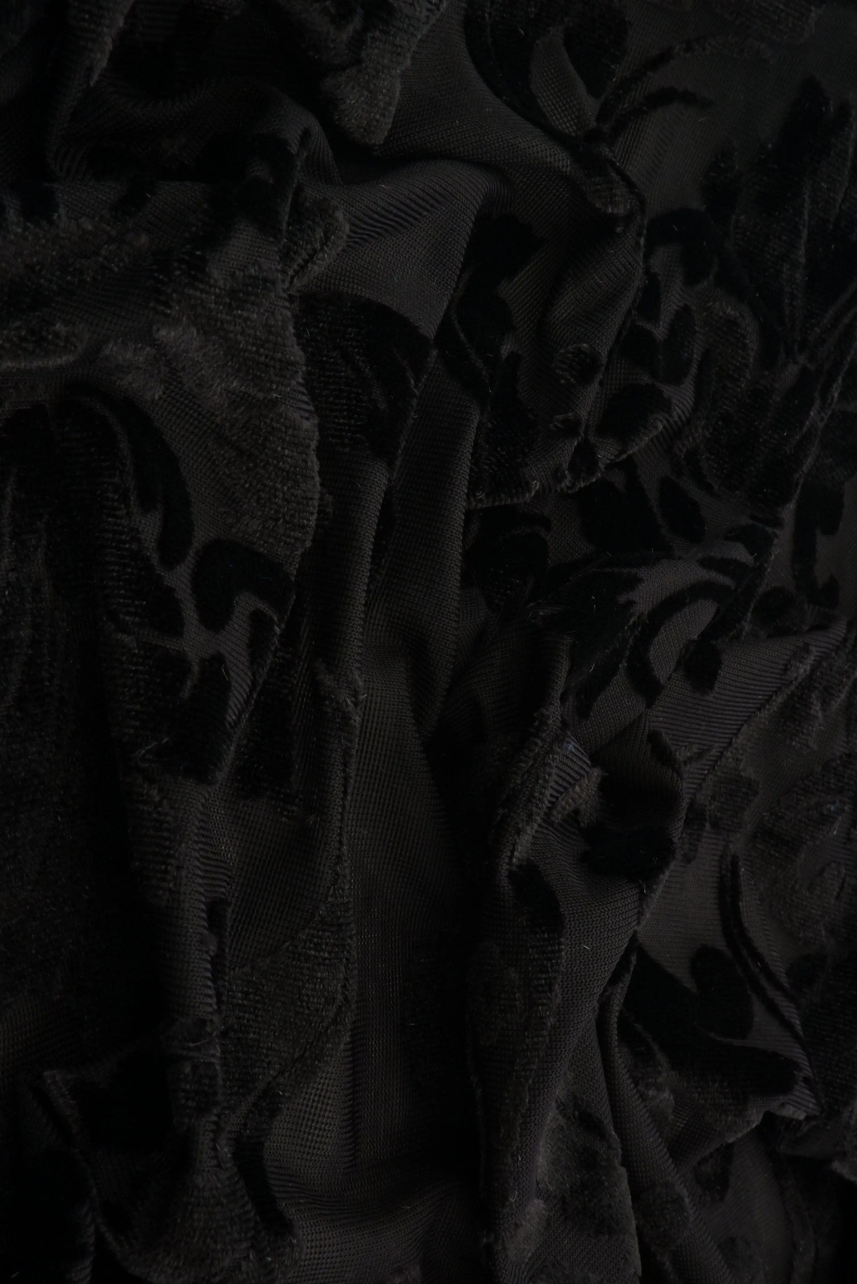 KNT3869-MS11593 BLACK KNIT