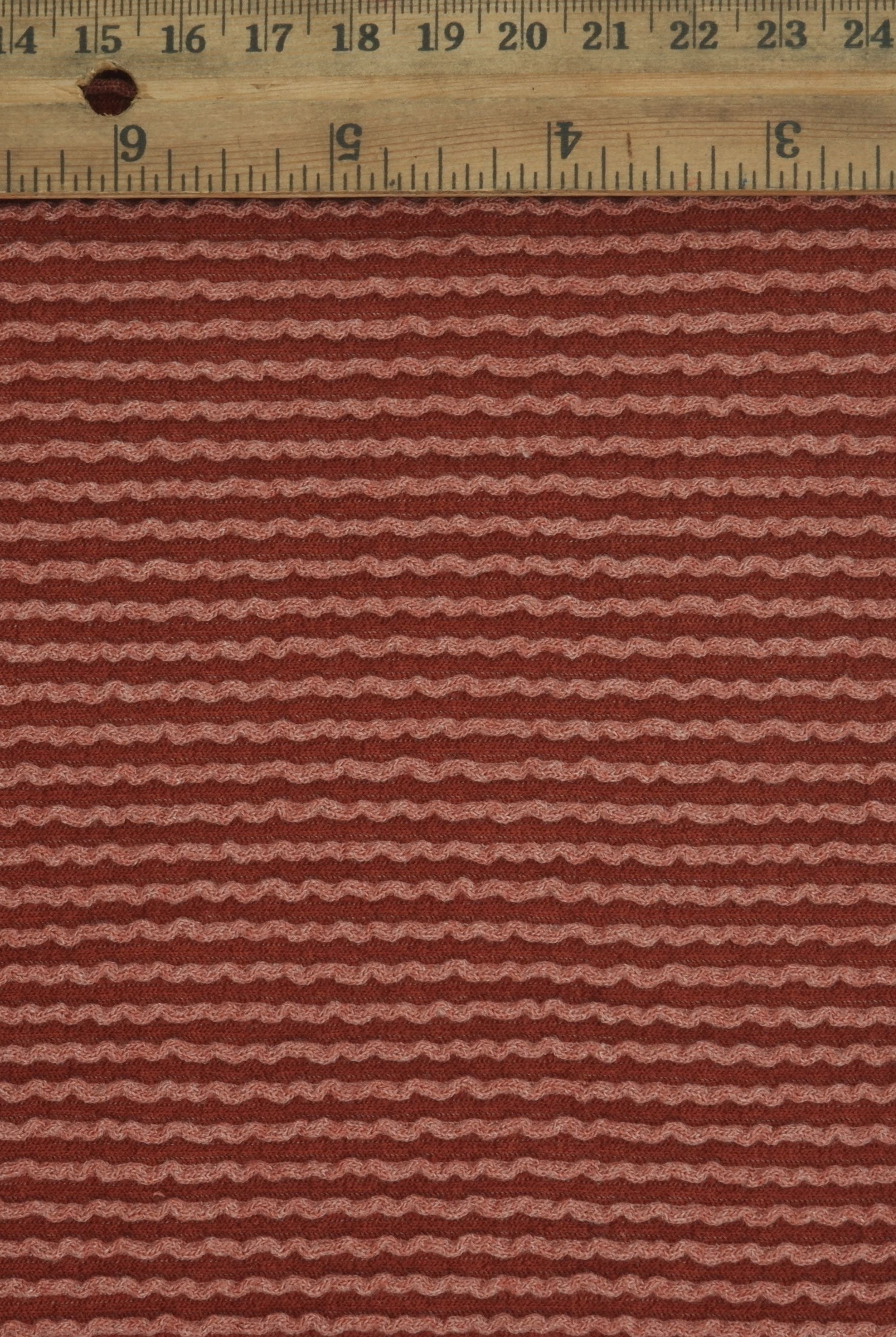 Jacquard Double Knit Rib Stretch Fabric - KNT4463