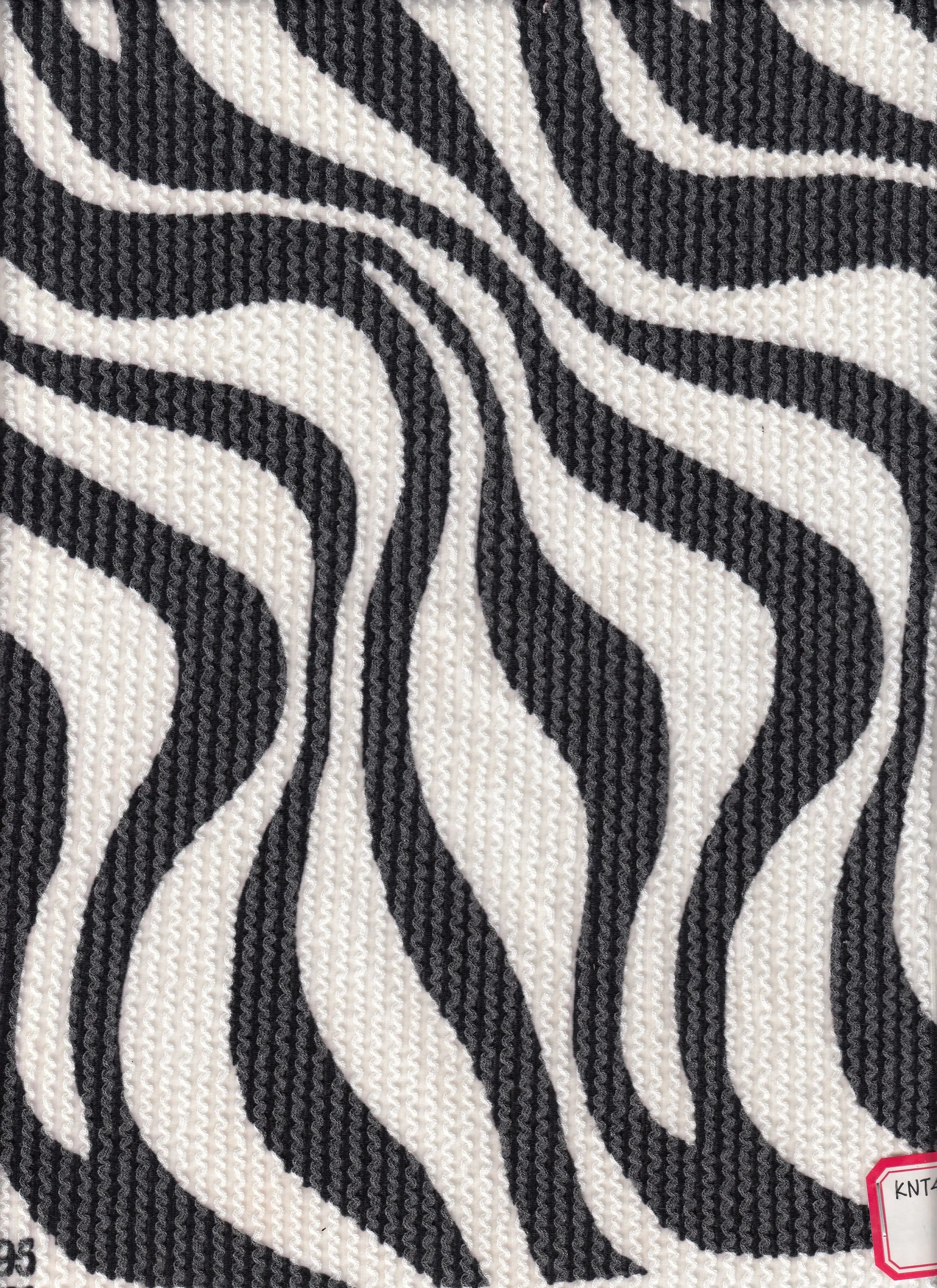 KNT4463-MS10129 BLACK KNIT