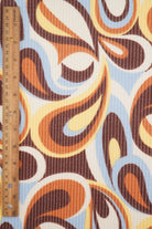 KNT4463-SE80904 BLUE/BROWN KNIT