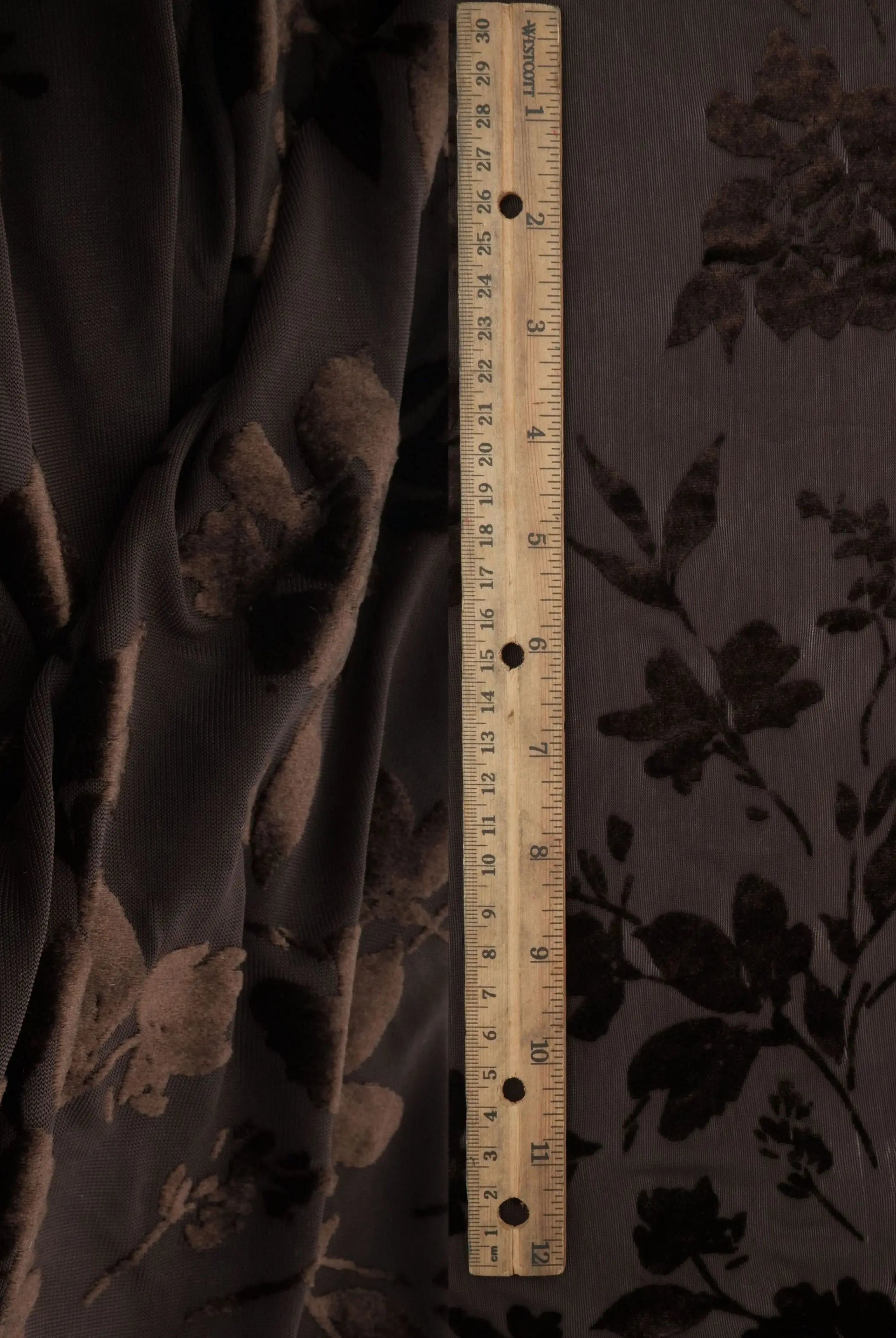 KNT3869-MS11375 COFFEE BEAN BLOUSE BODYSUIT BOTTOMS BURNOUT CAMI DRESS FLORAL KNIT NYLON PANTS POLYESTER PRINT-B SPANDEX STRETCH TOPS TUNICS