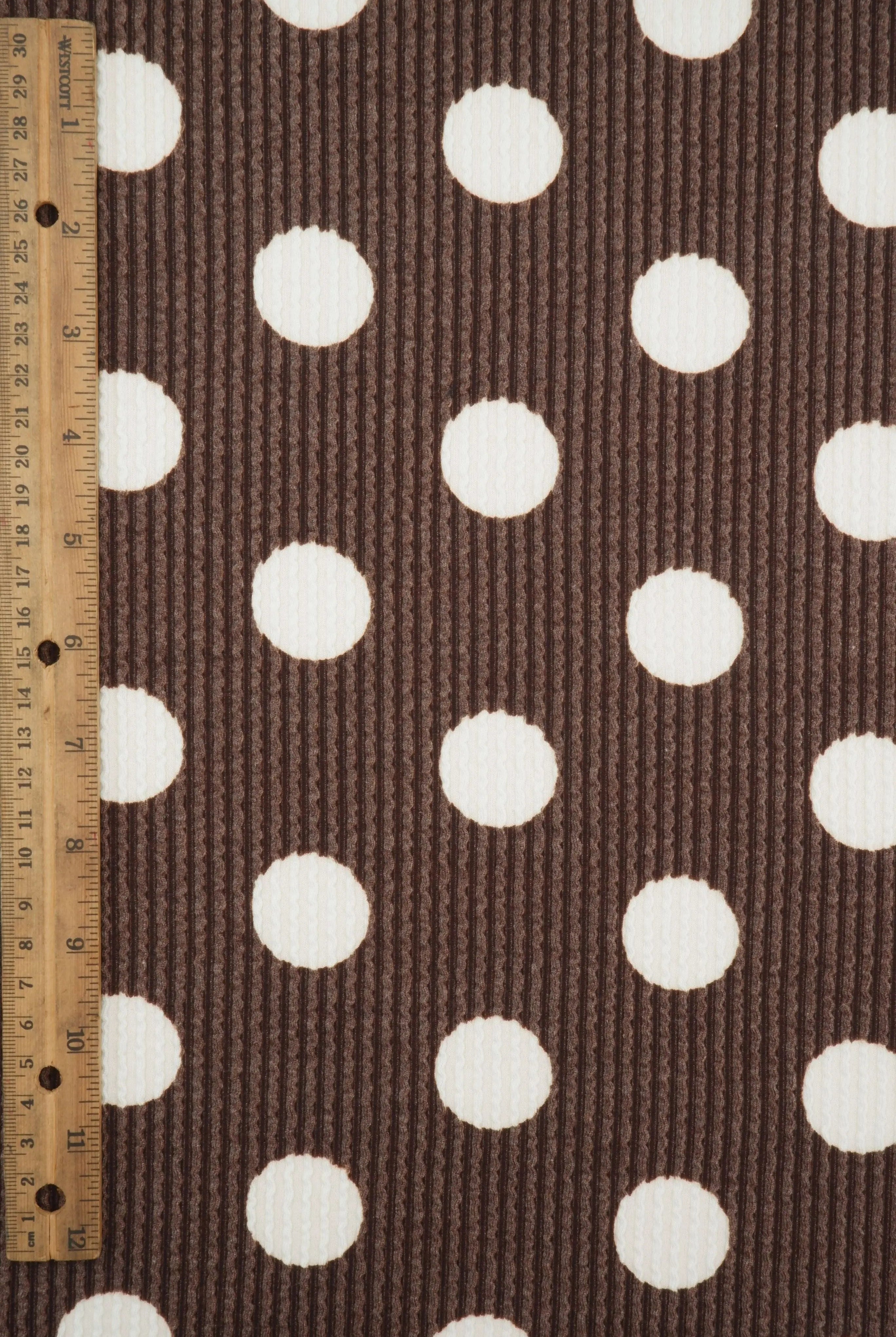 Polka Dot Double Knit Fabric KNT4463-DU186B