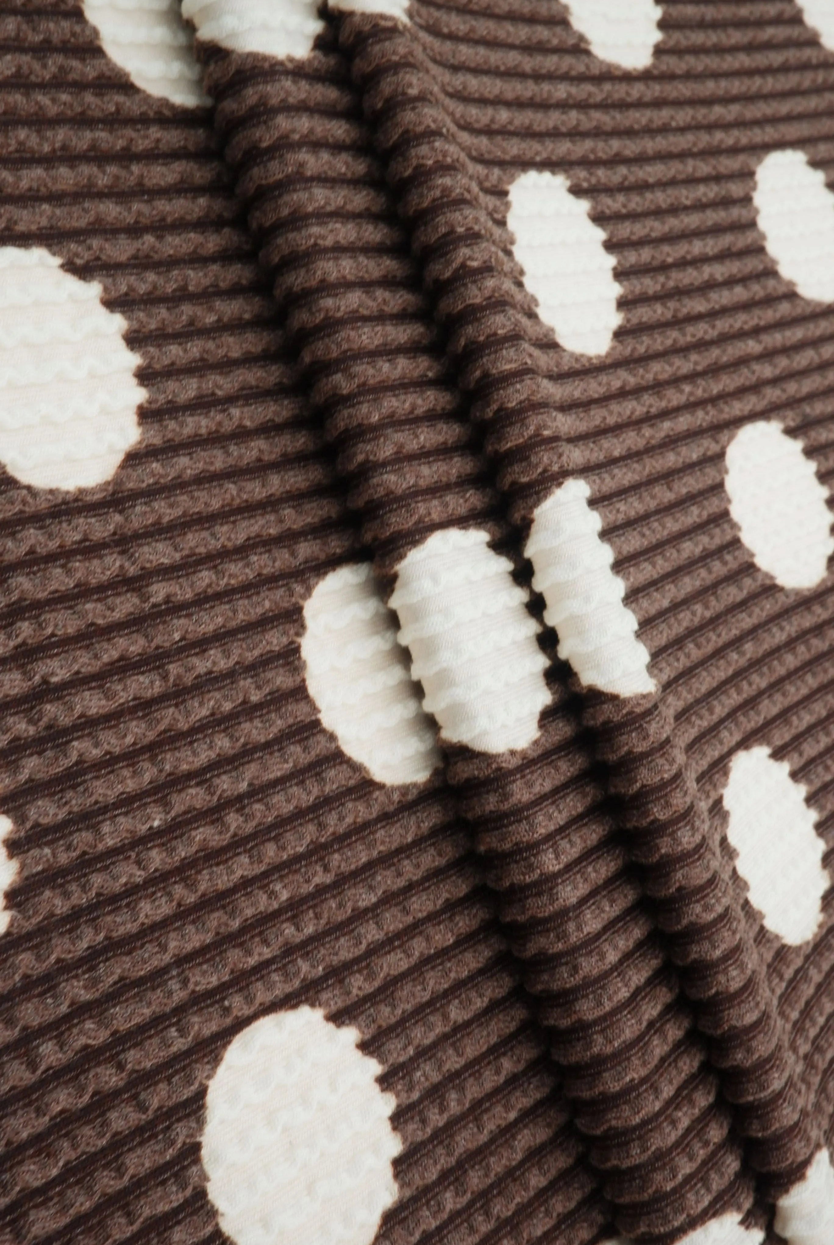 Polka Dot Double Knit Fabric KNT4463-DU186B