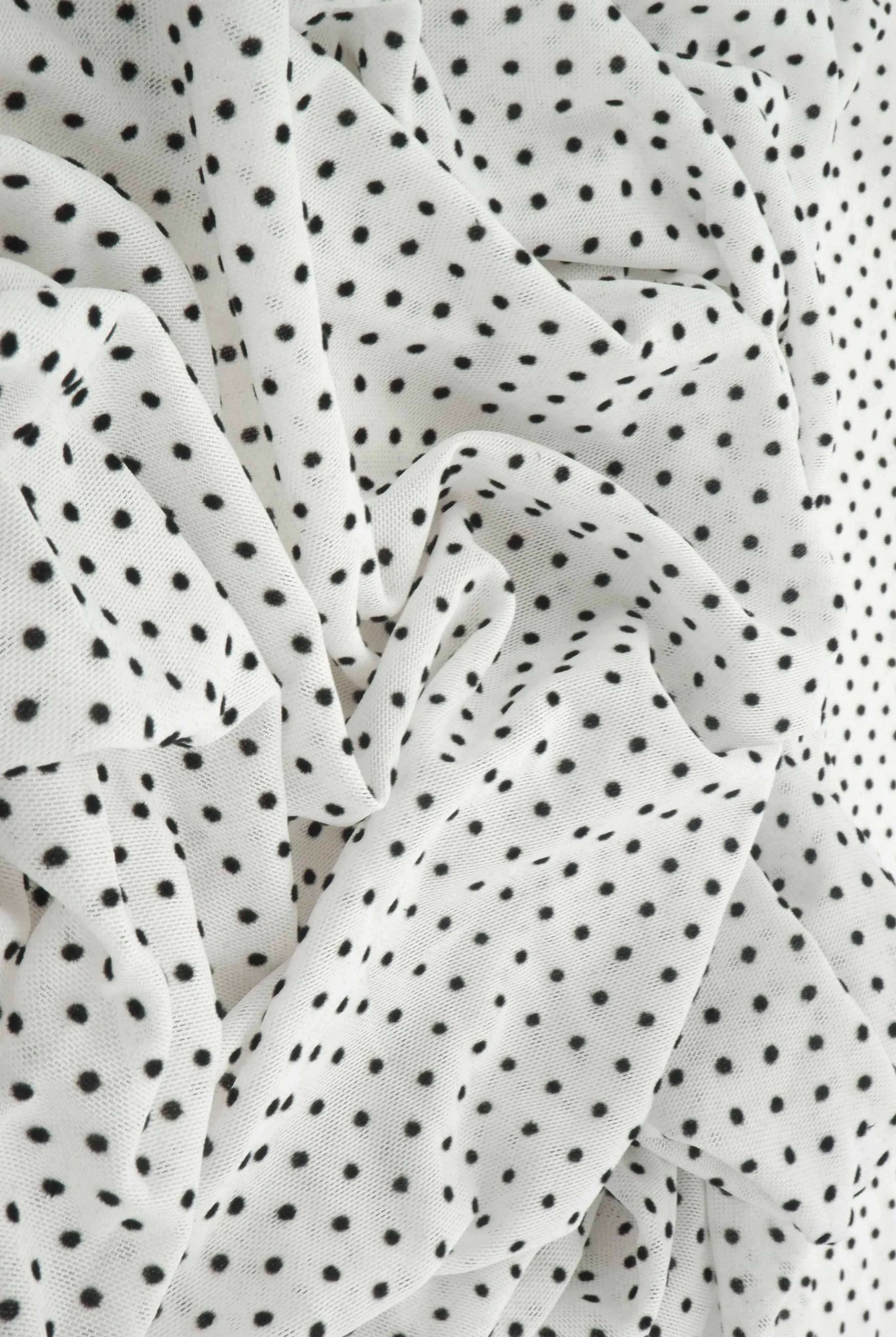 FLOCK-DU1614 IVORY/BLACK MESH