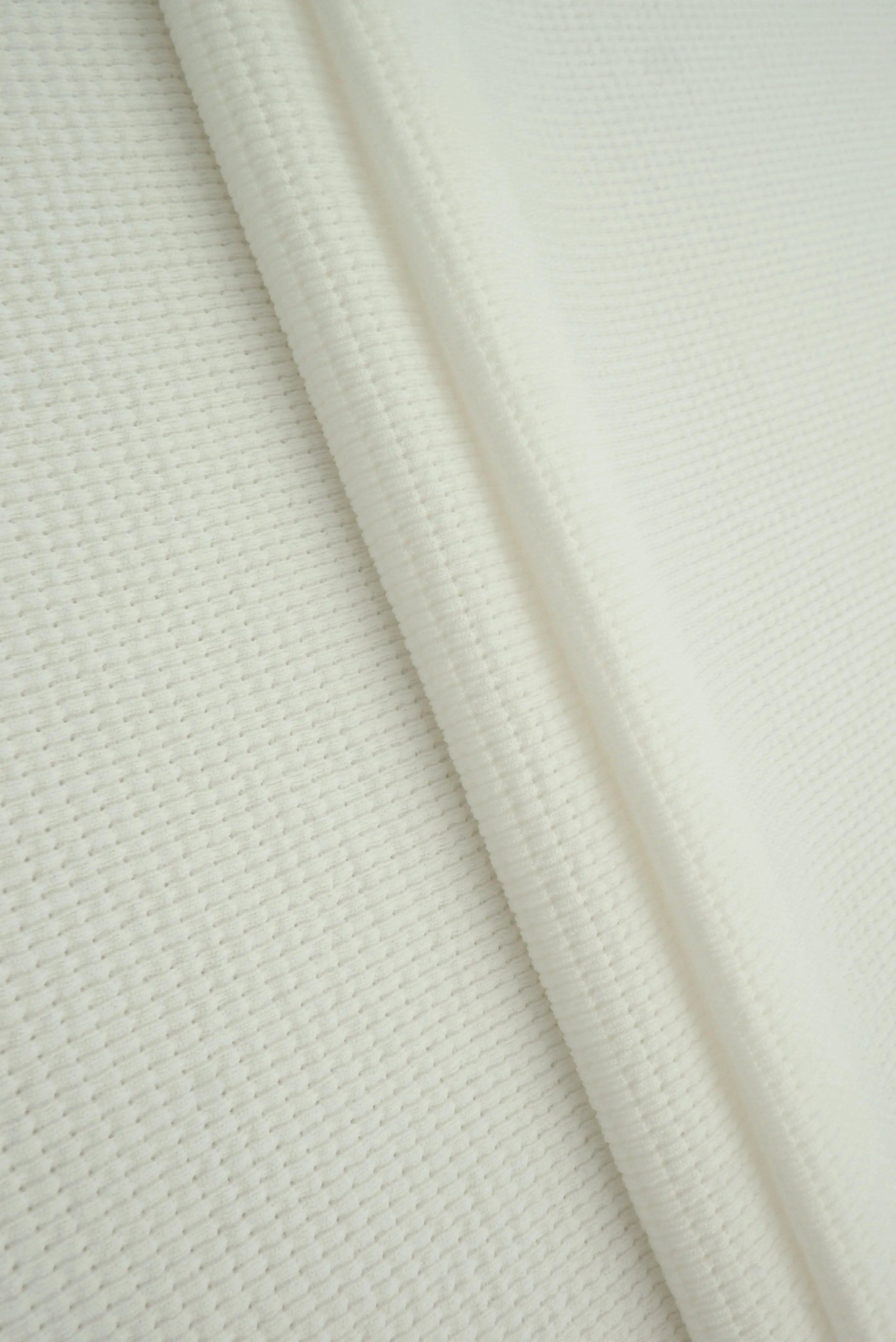 Waffle Double Knit Solid Fabric KNT4667