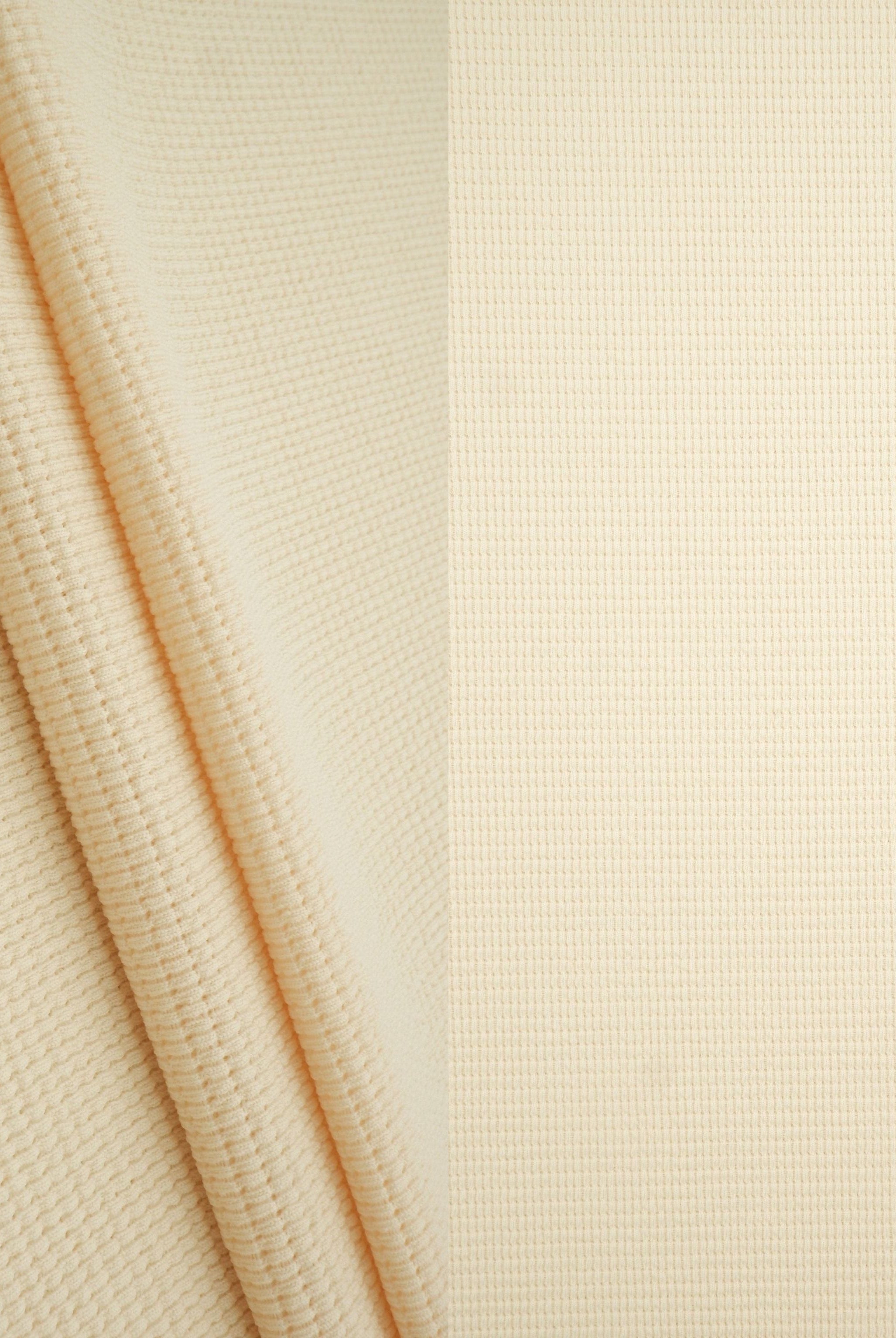 Waffle Double Knit Solid Fabric KNT4667