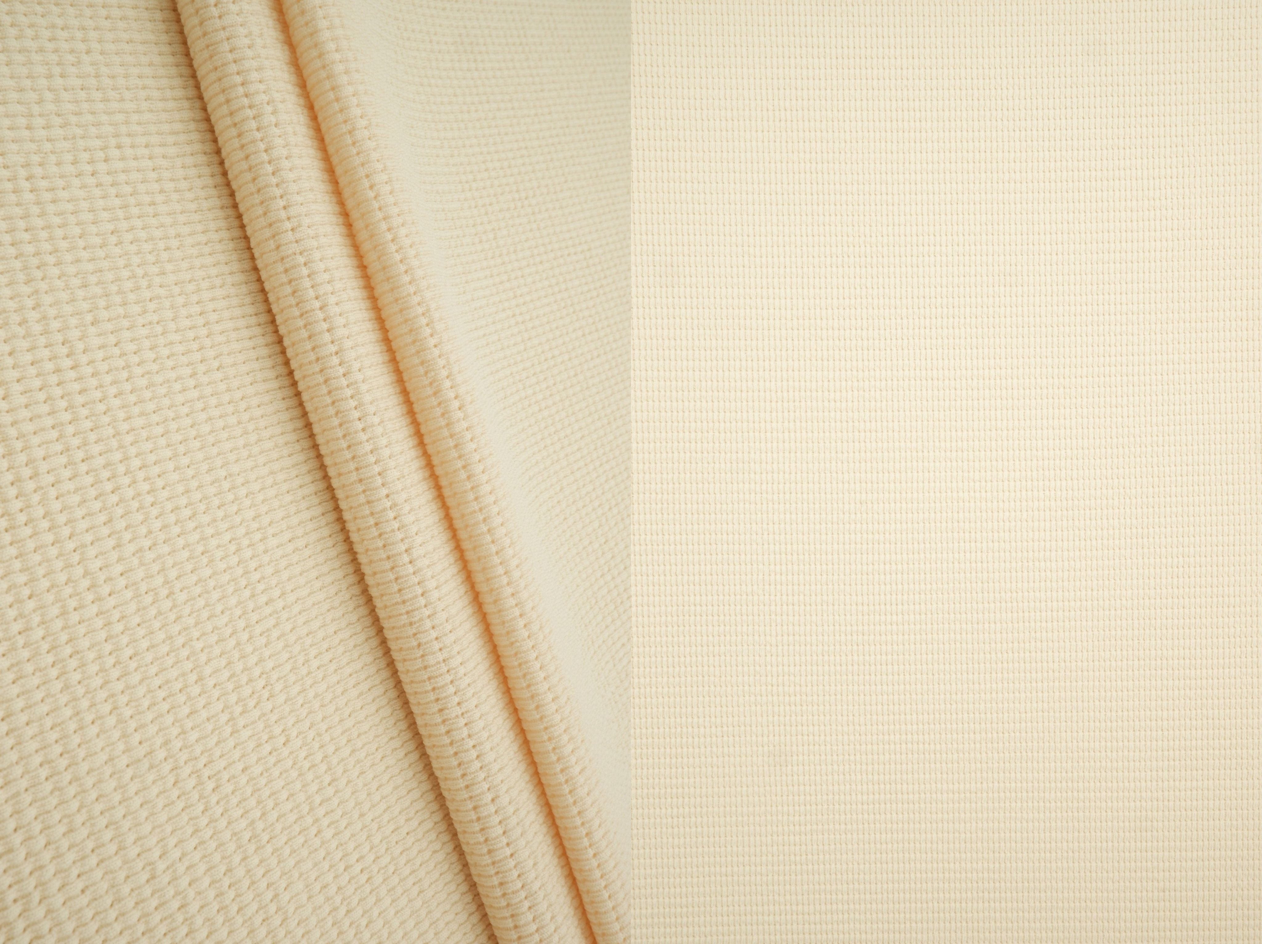 Waffle Double Knit Solid Fabric KNT4667