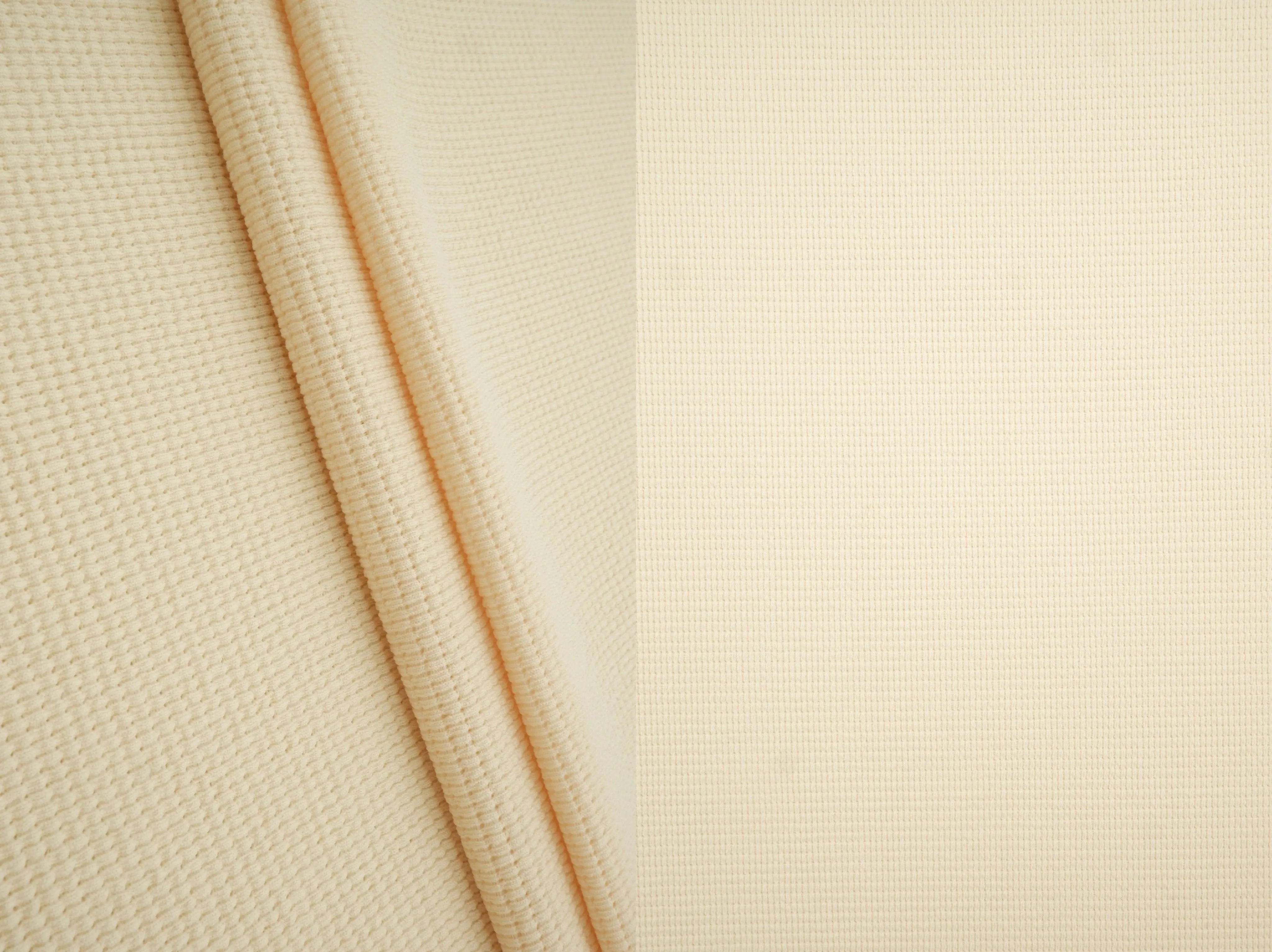 Waffle Double Knit Solid Fabric KNT4667