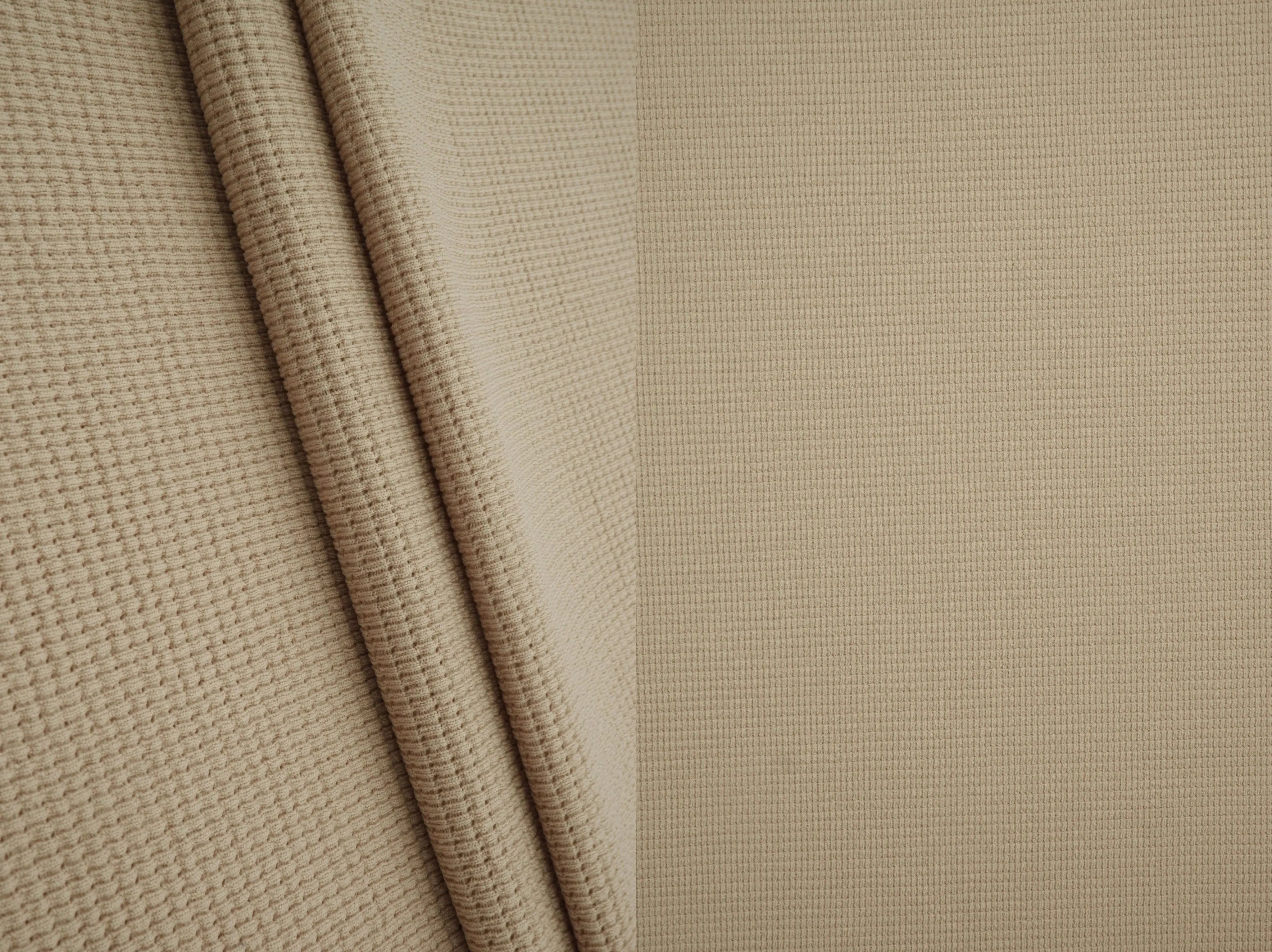 Waffle Double Knit Solid Fabric KNT4667