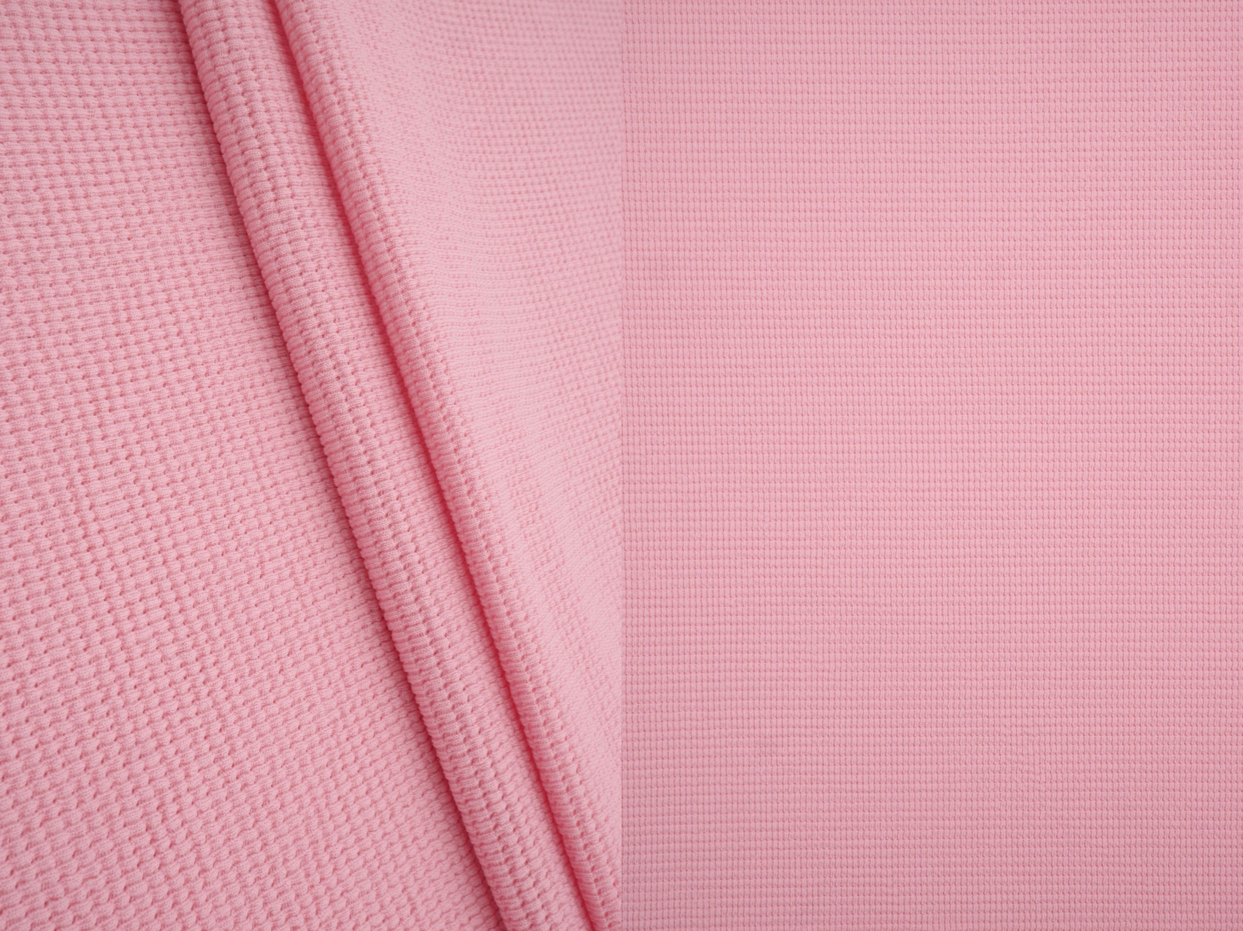 Waffle Double Knit Solid Fabric KNT4667