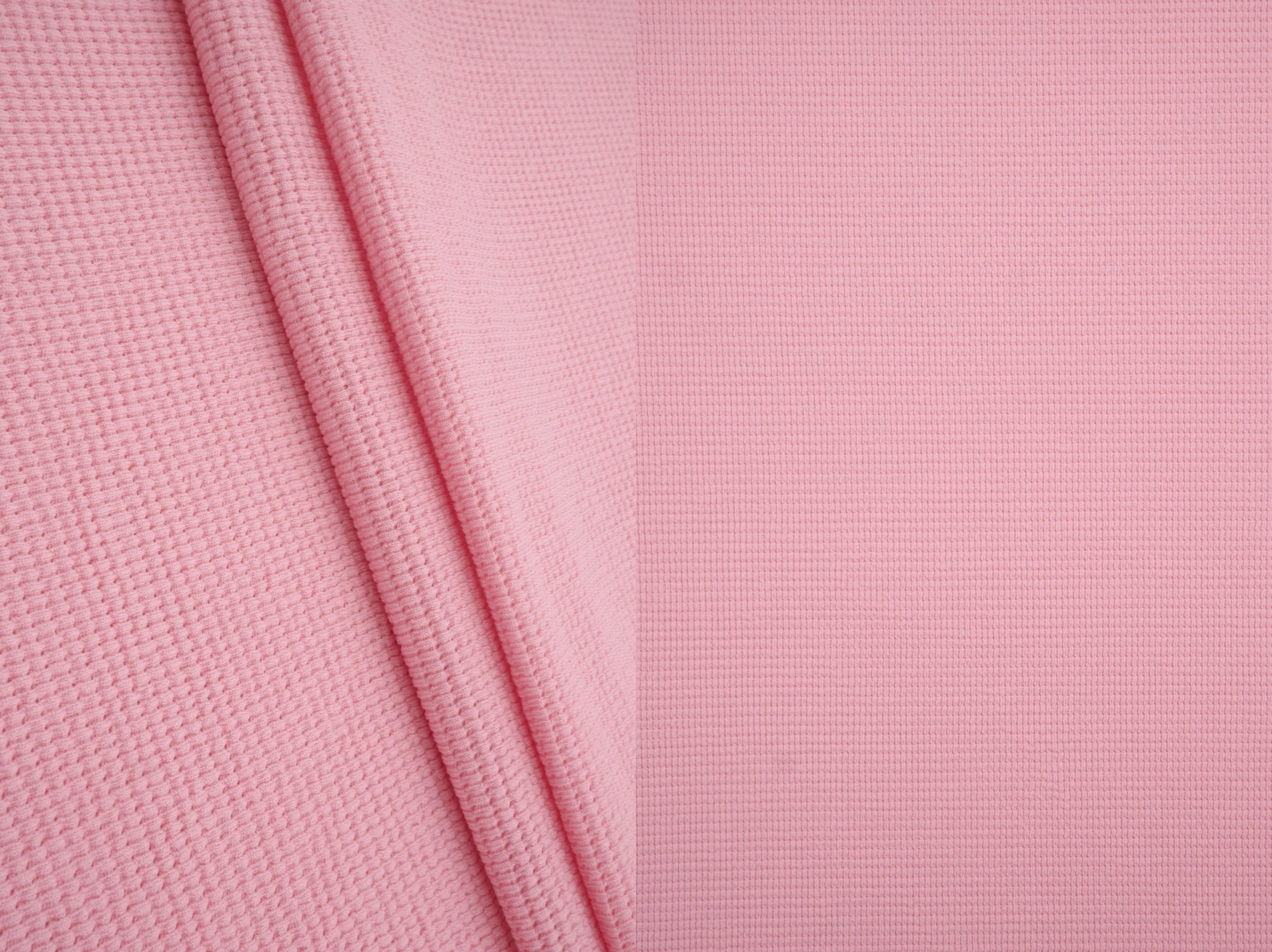 Waffle Double Knit Solid Fabric KNT4667