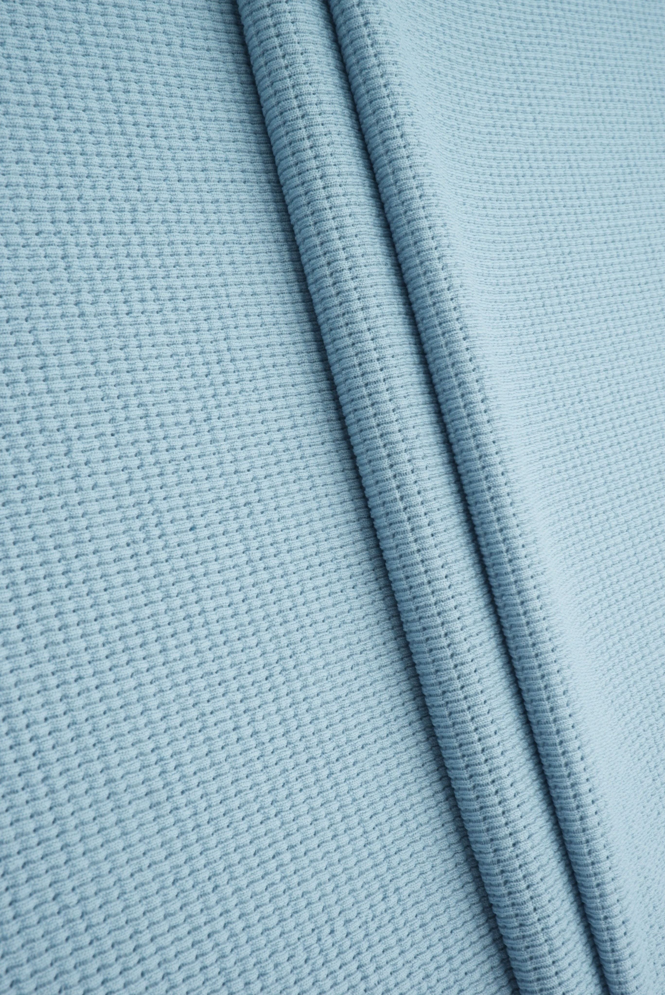 Waffle Double Knit Solid Fabric KNT4667