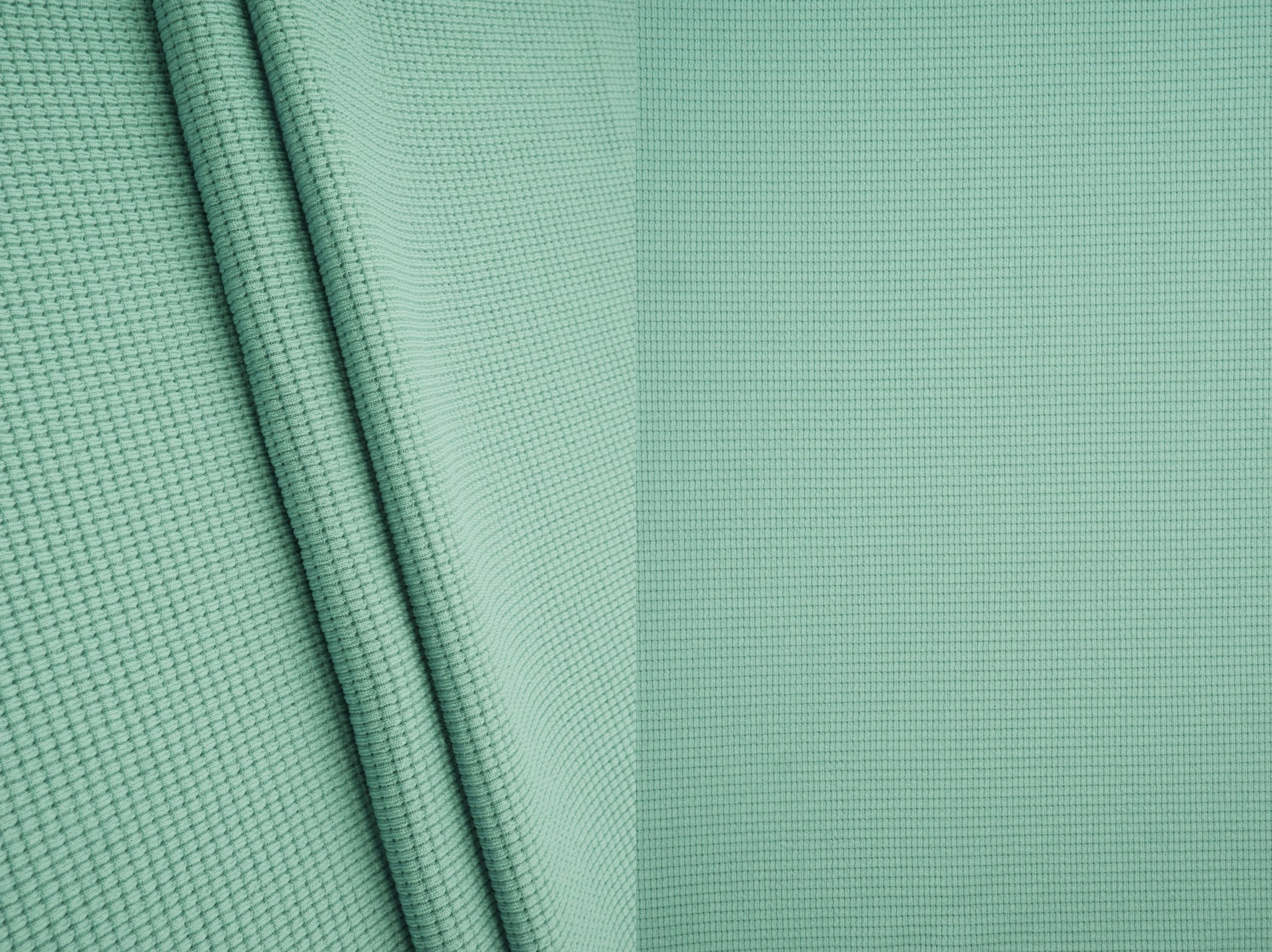 Waffle Double Knit Solid Fabric KNT4667