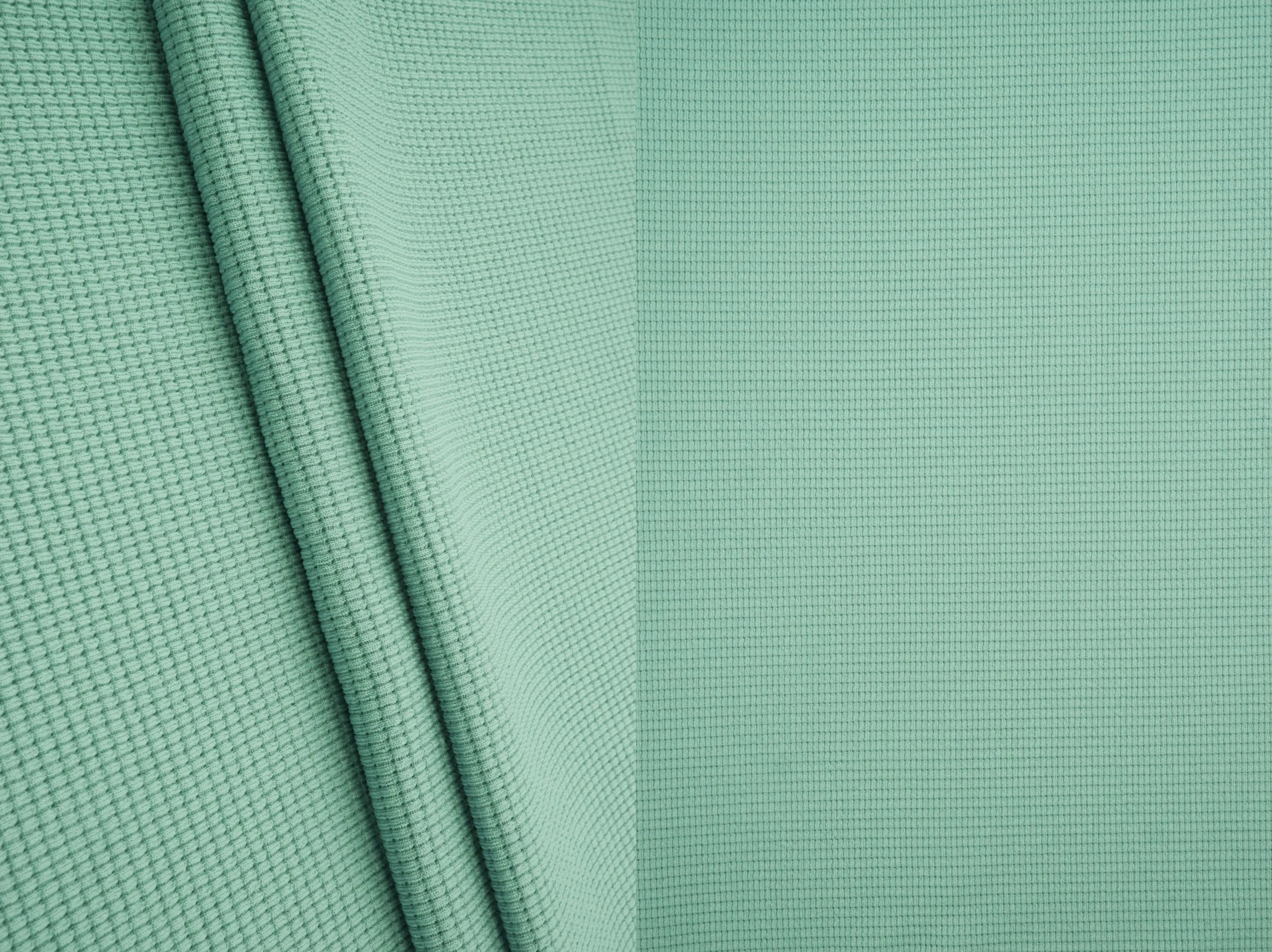 Waffle Double Knit Solid Fabric KNT4667