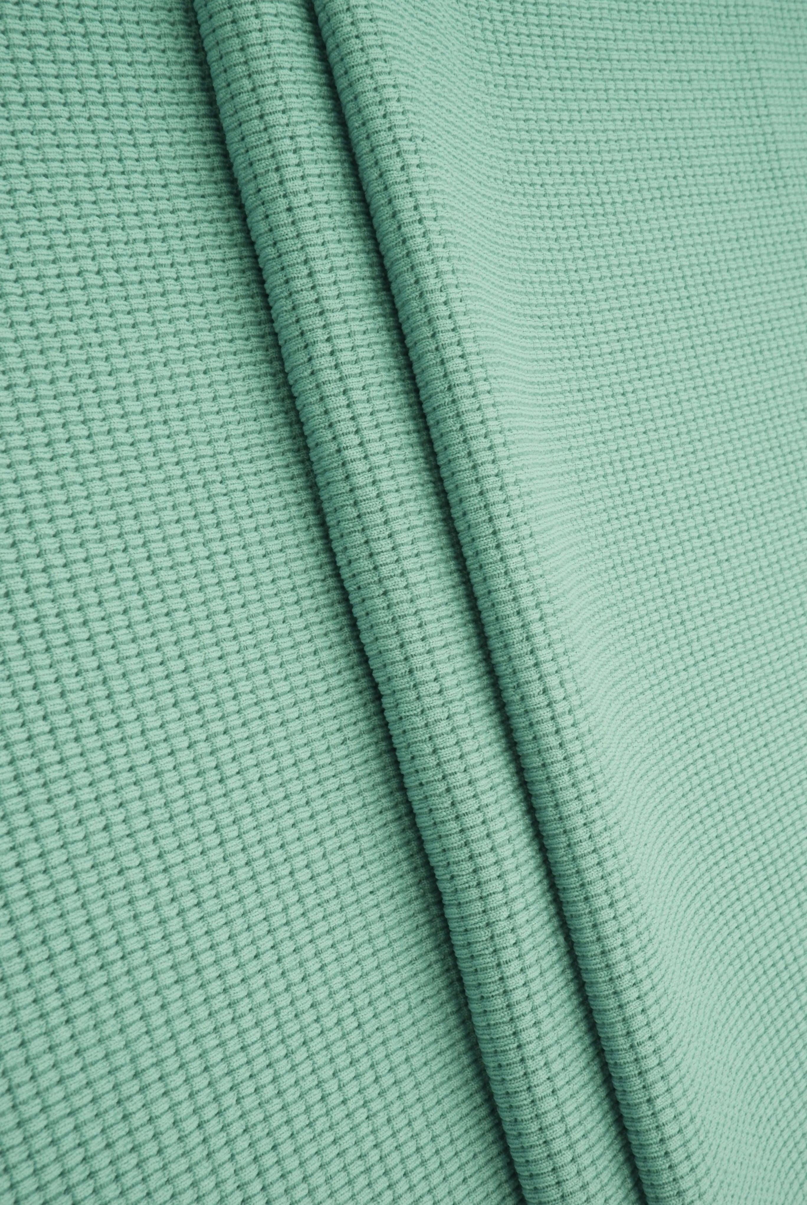 Waffle Double Knit Solid Fabric KNT4667