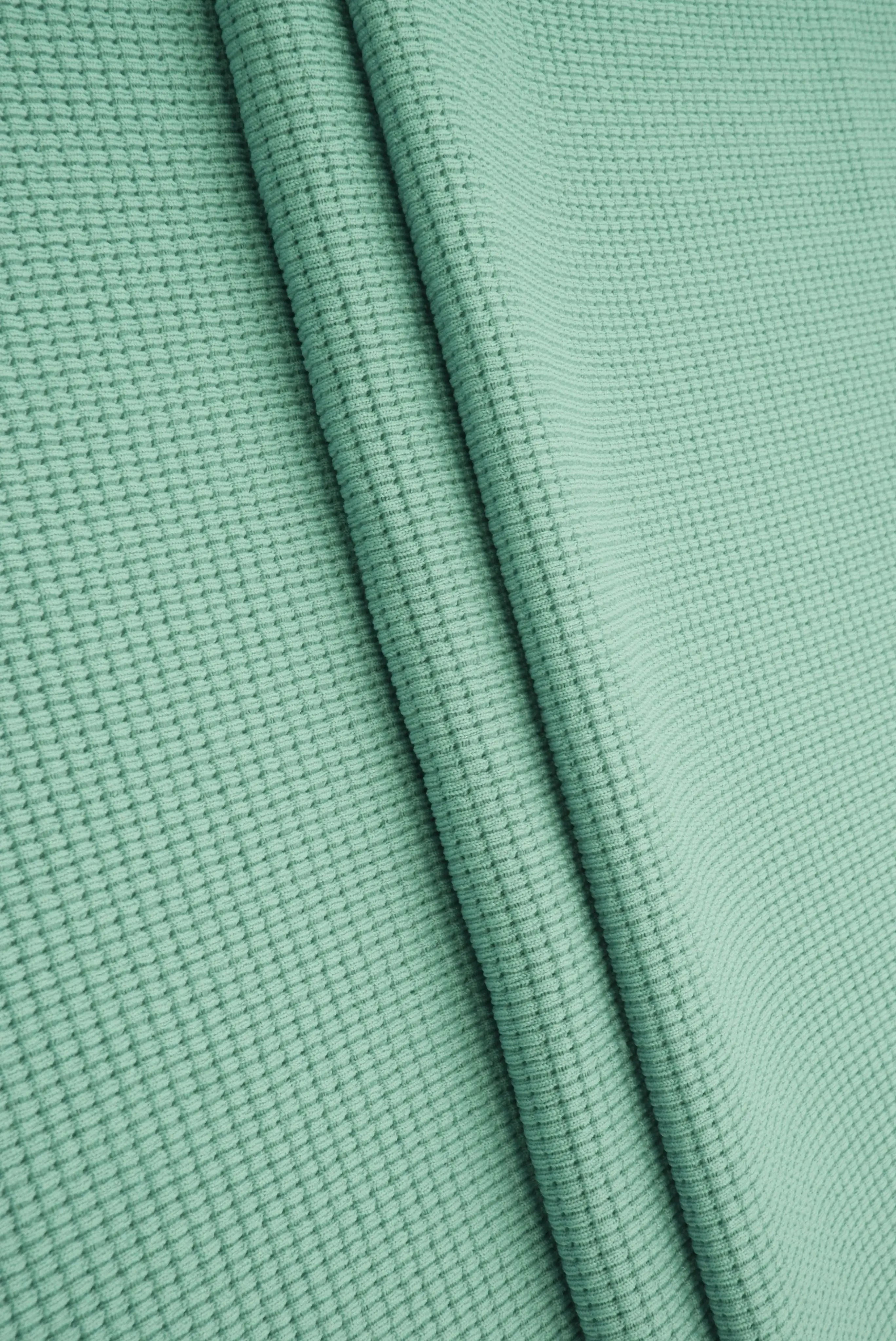 Waffle Double Knit Solid Fabric KNT4667