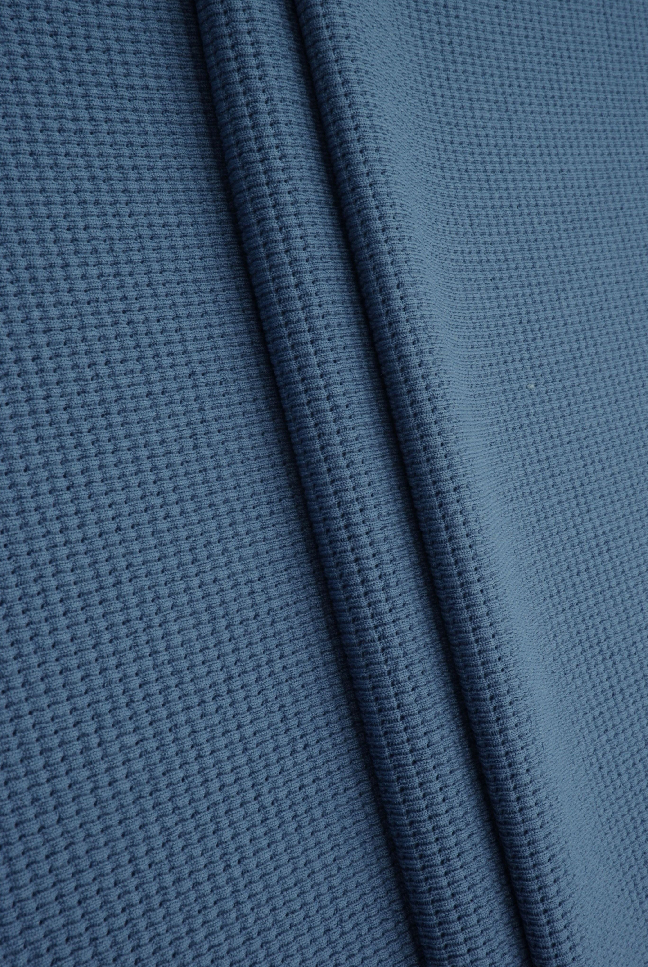 Waffle Double Knit Solid Fabric KNT4667