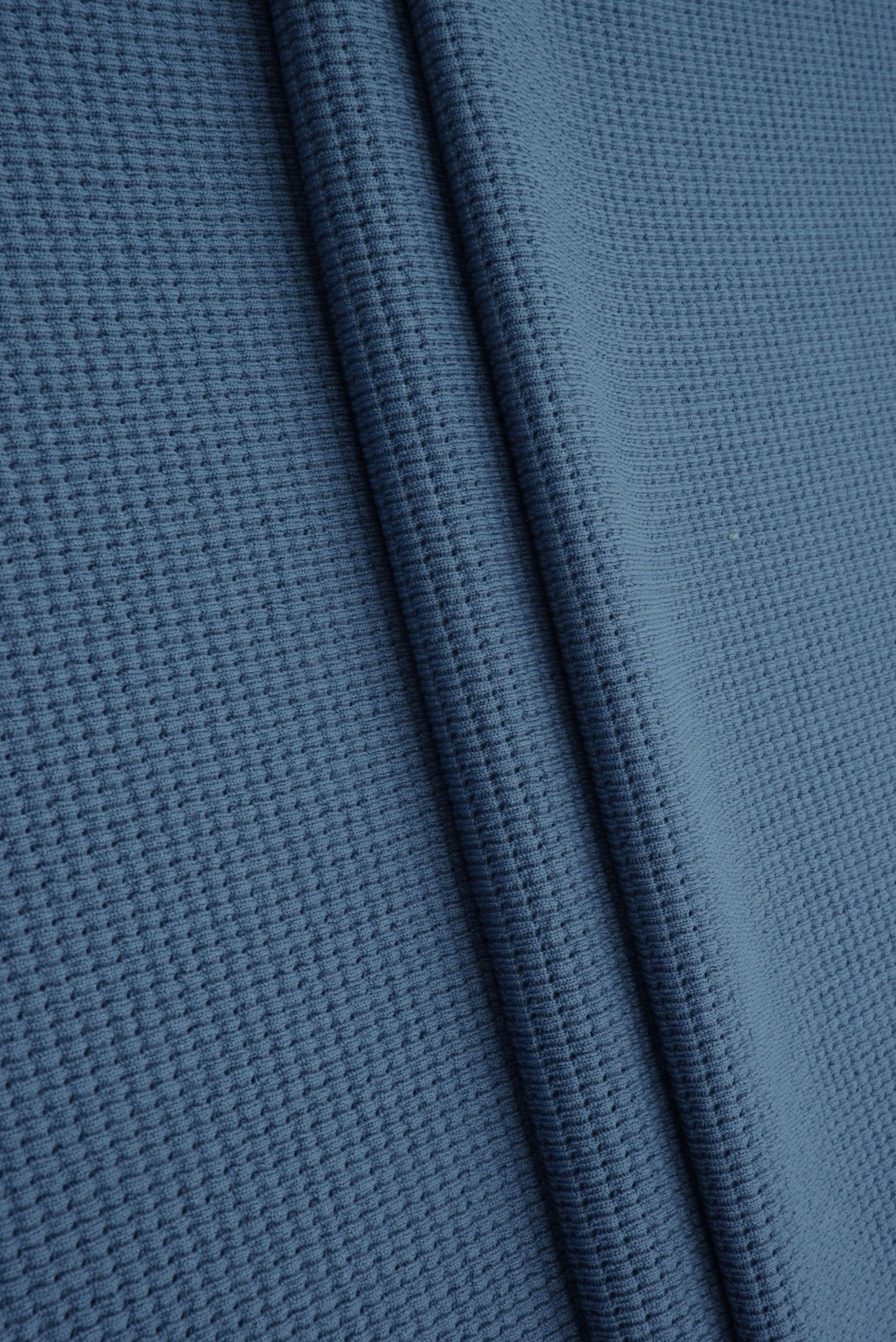 Waffle Double Knit Solid Fabric KNT4667