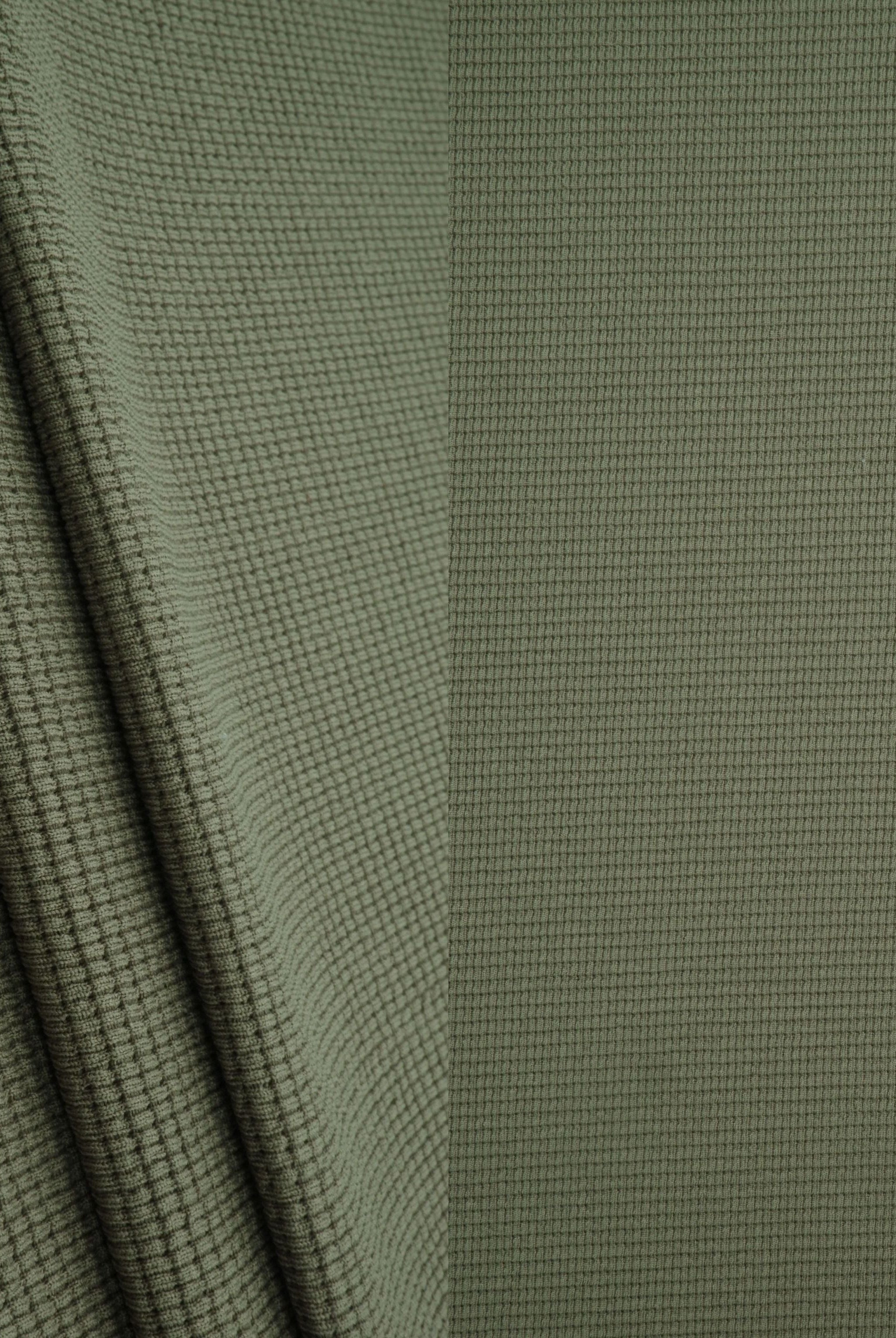 Waffle Double Knit Solid Fabric KNT4667