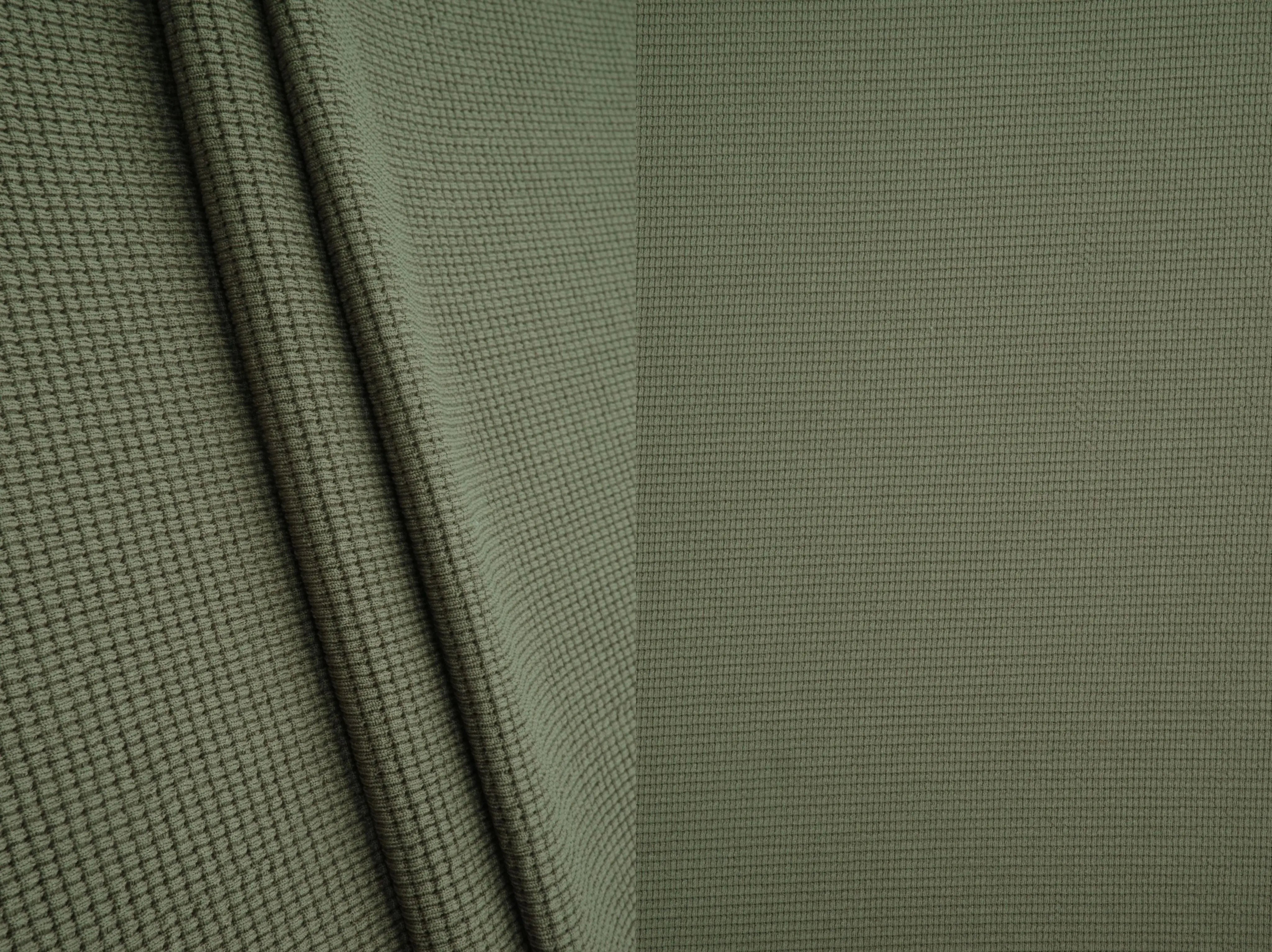 Waffle Double Knit Solid Fabric KNT4667