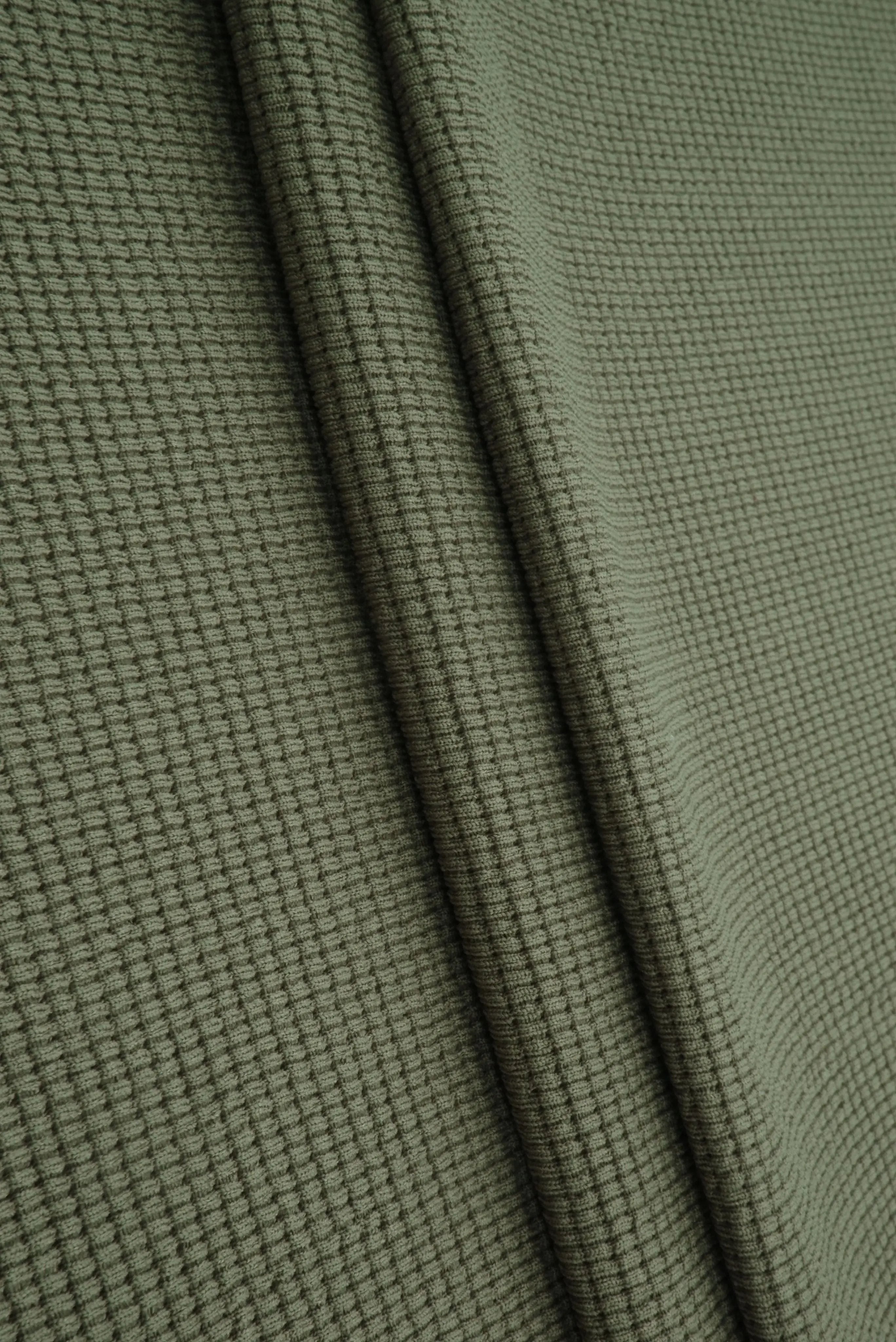 KNT4667 OLIVE VINTAGE KNIT