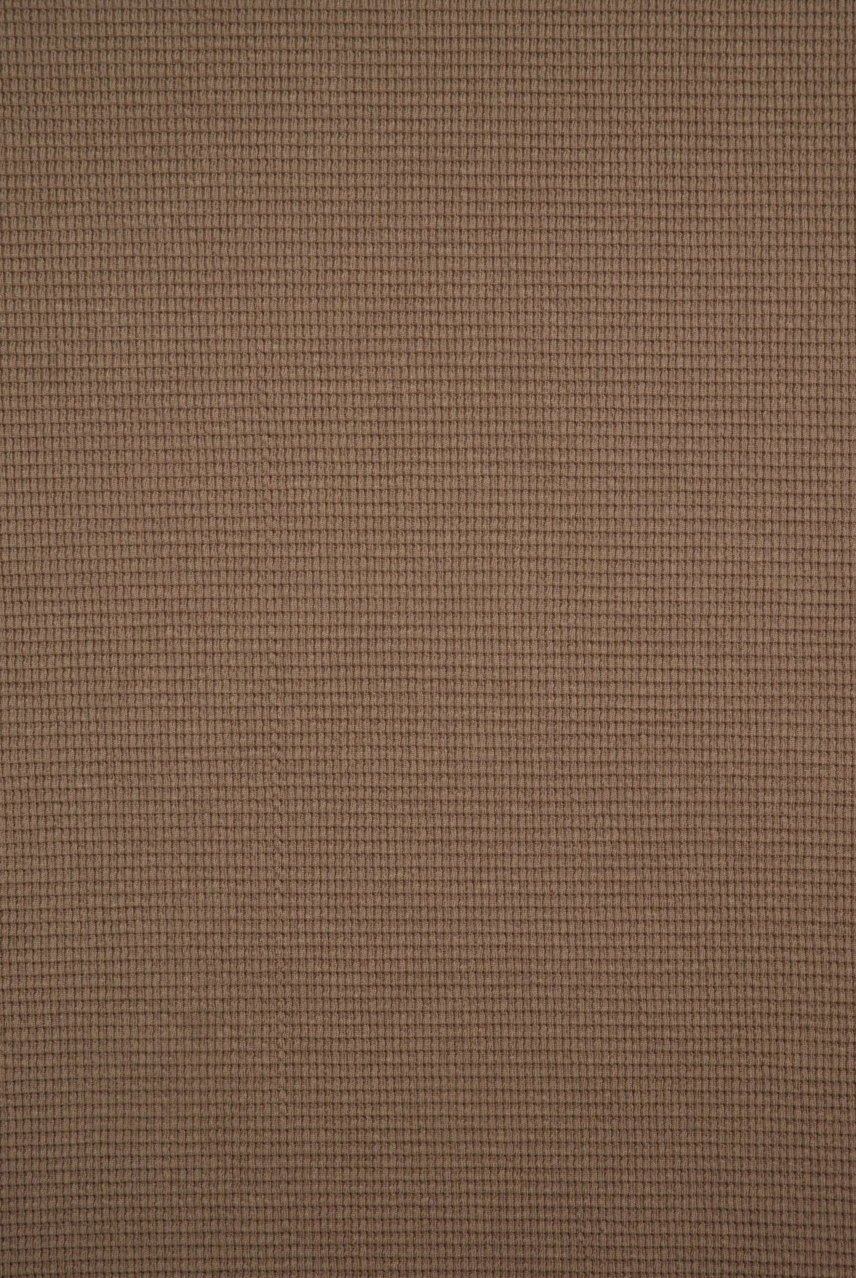 KNT4667 BROWN COCO KNIT