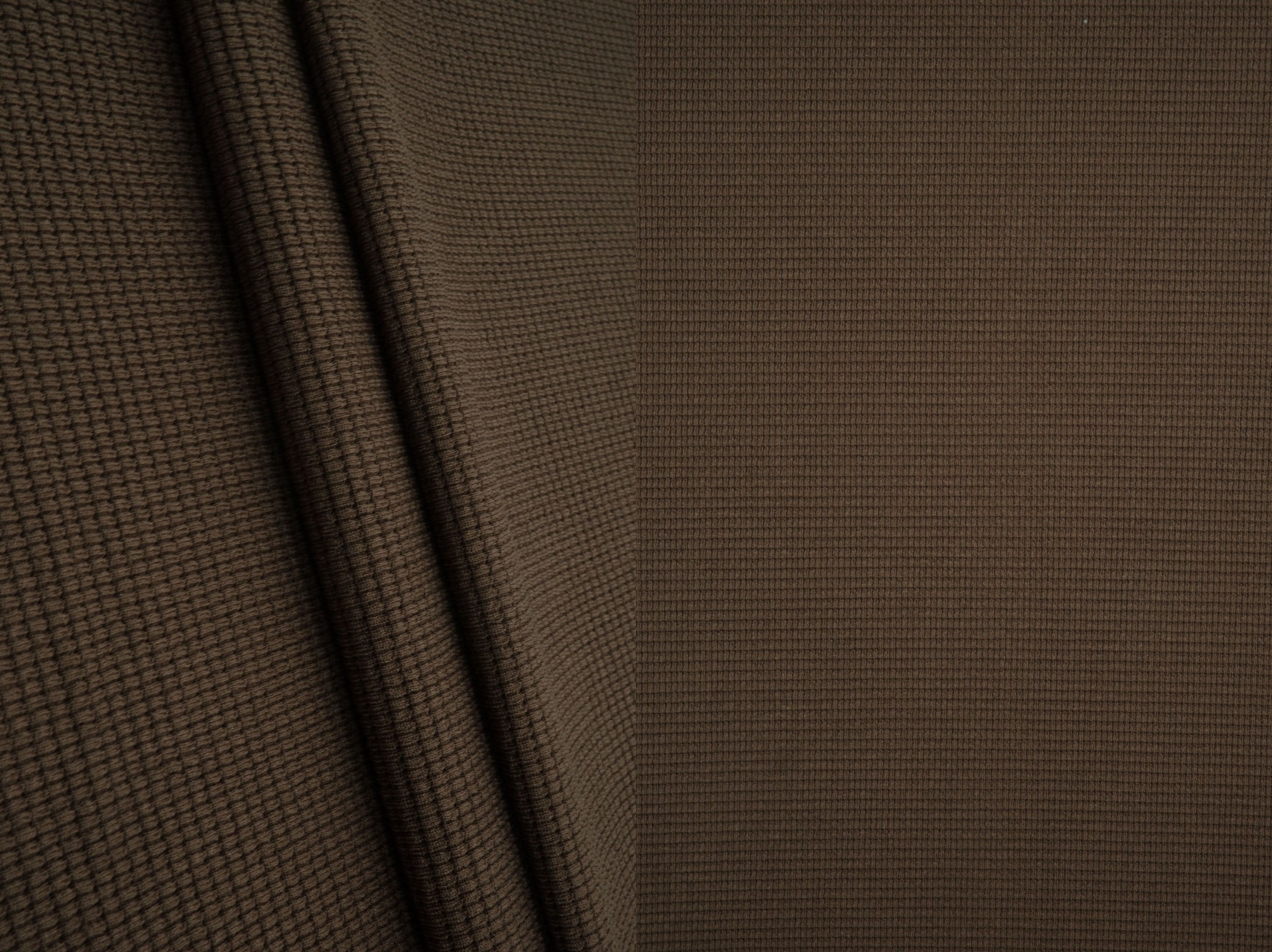 Waffle Double Knit Solid Fabric KNT4667