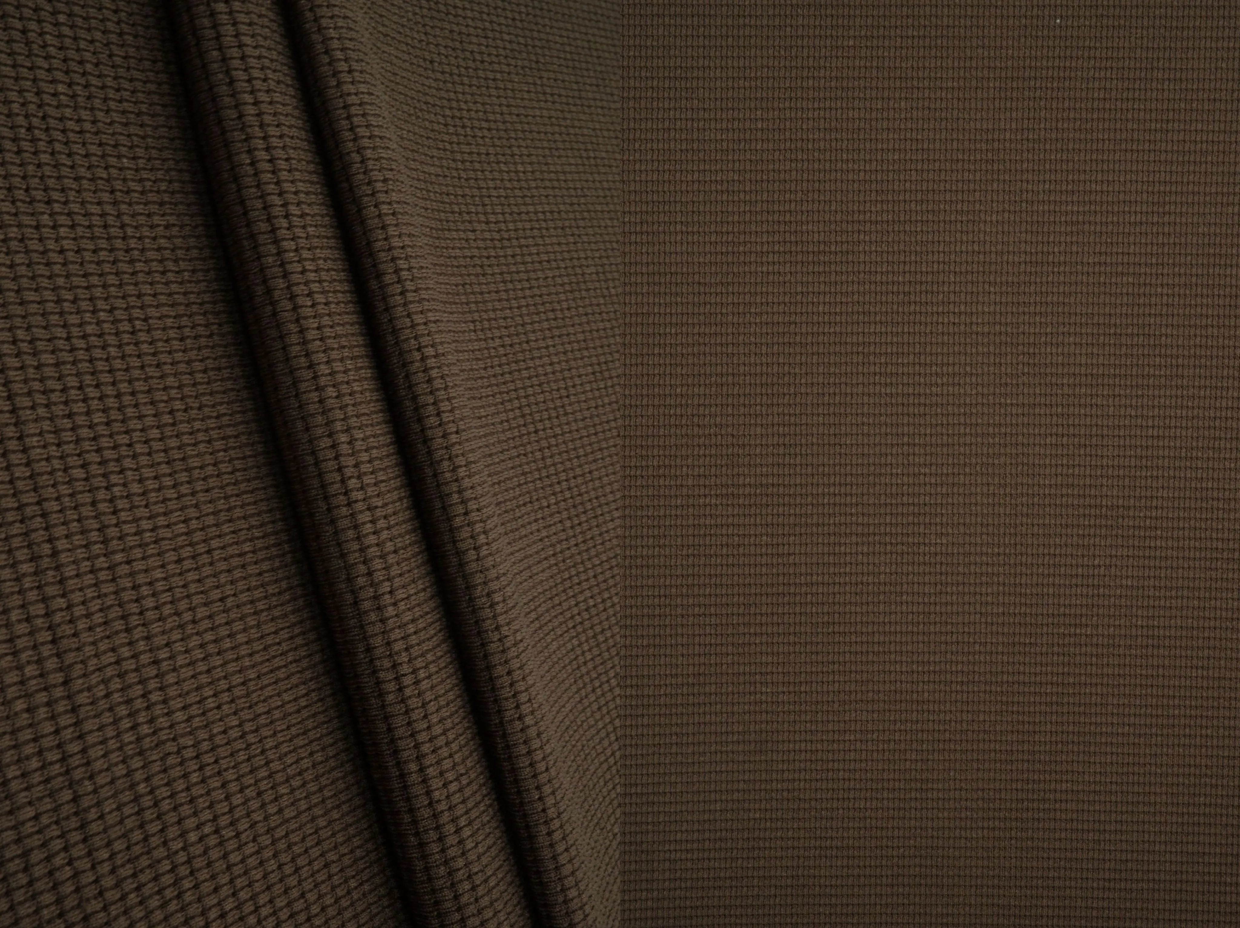Waffle Double Knit Solid Fabric KNT4667