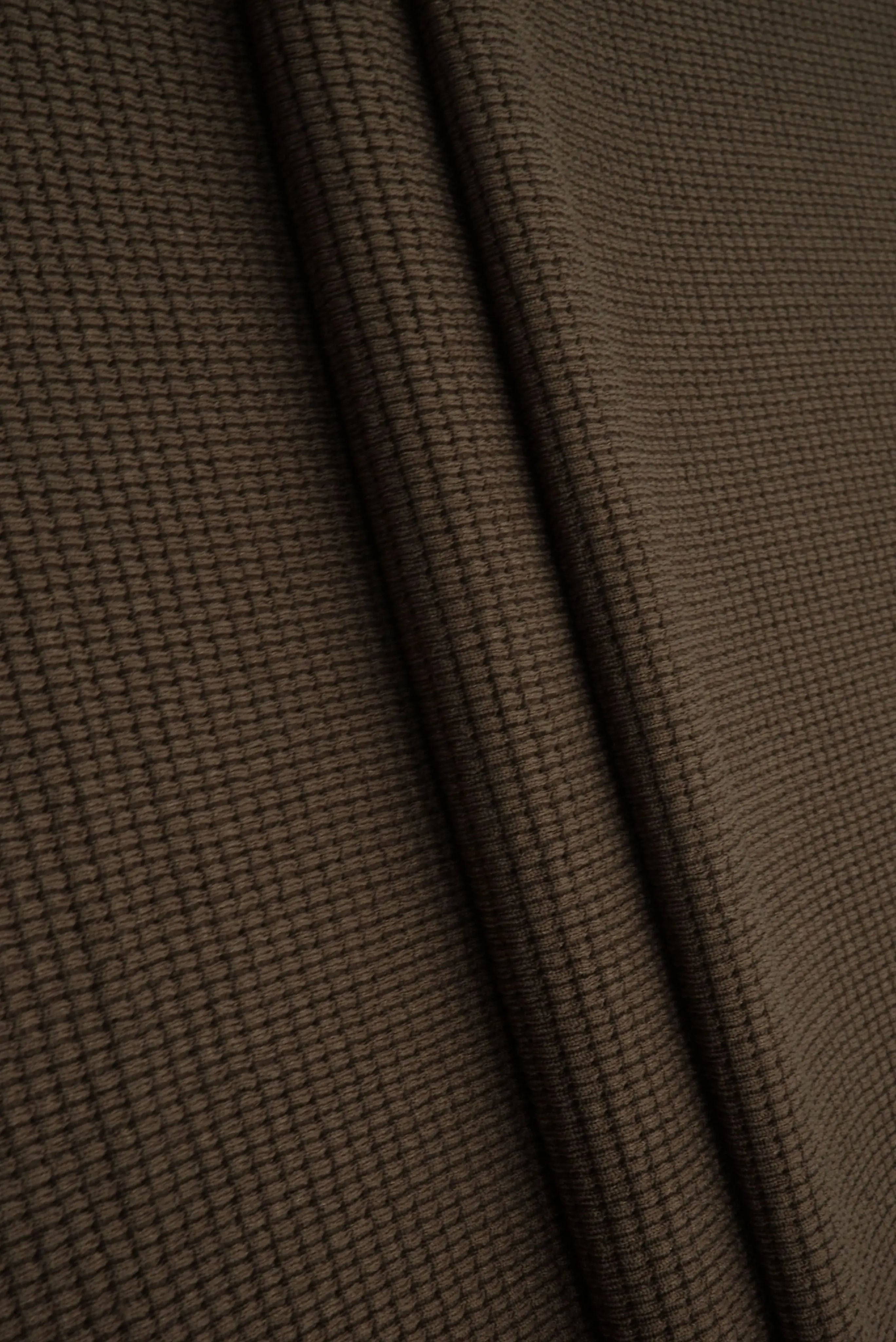 Waffle Double Knit Solid Fabric KNT4667