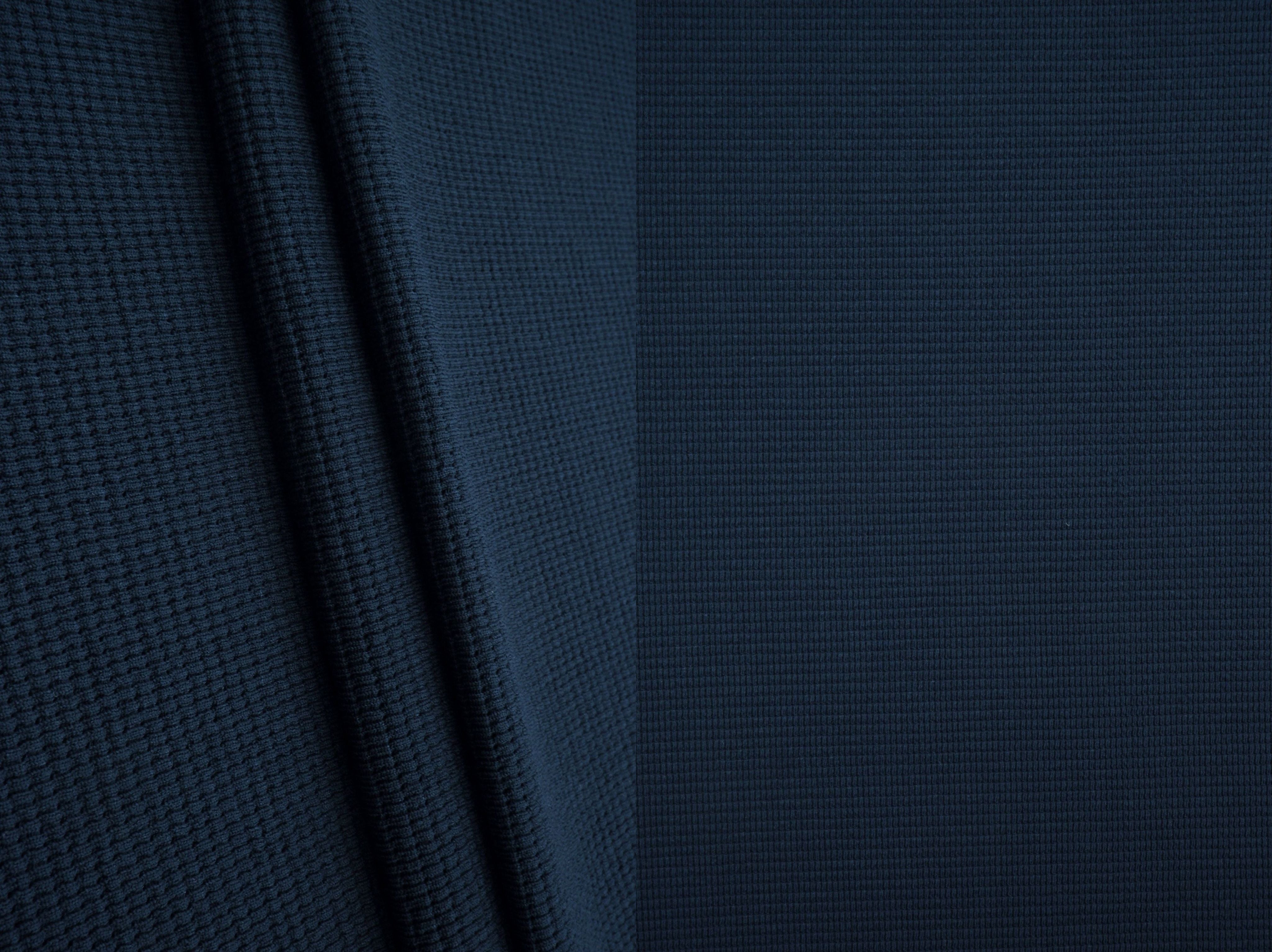 Waffle Double Knit Solid Fabric KNT4667