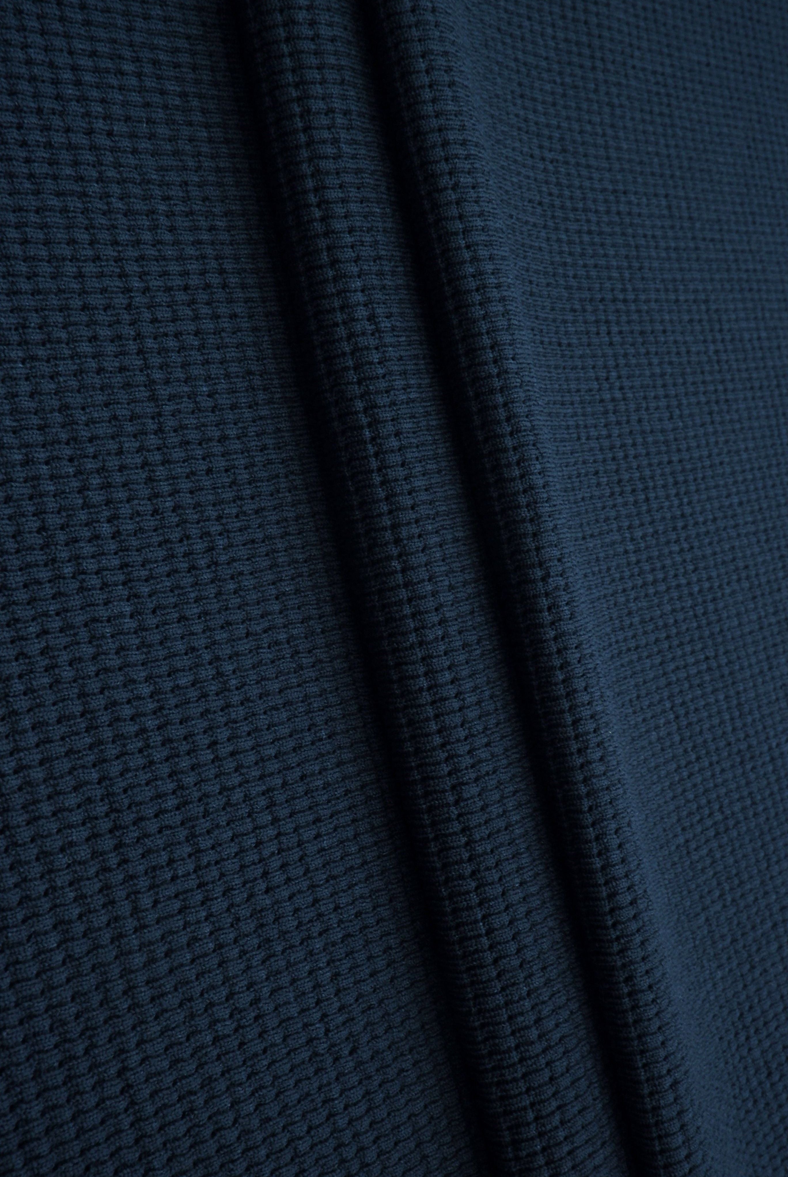 Waffle Double Knit Solid Fabric KNT4667