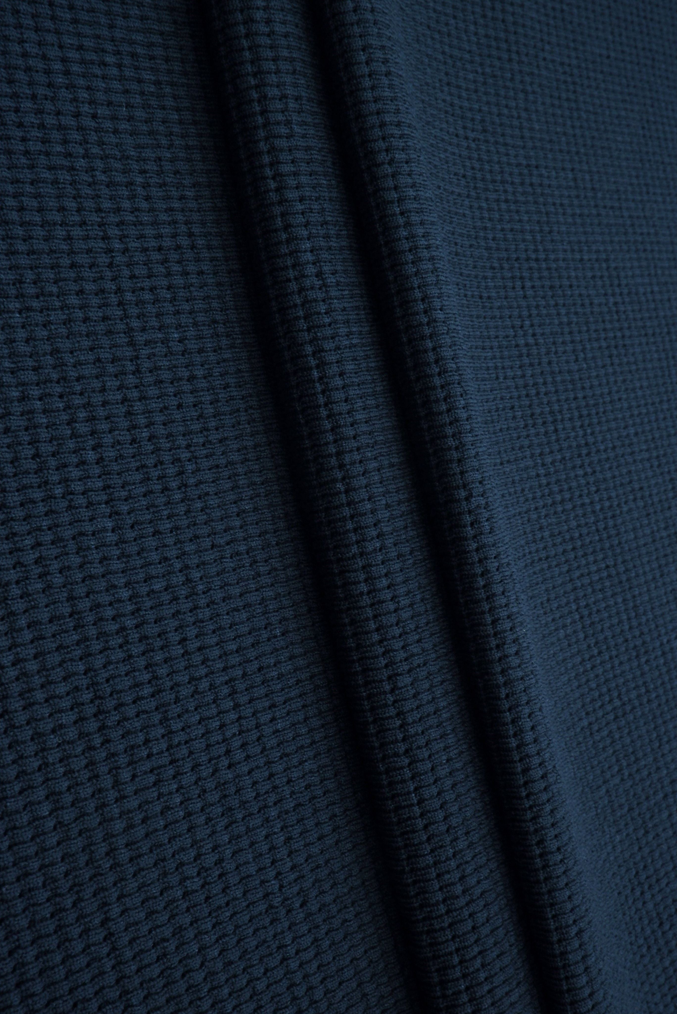 Waffle Double Knit Solid Fabric KNT4667