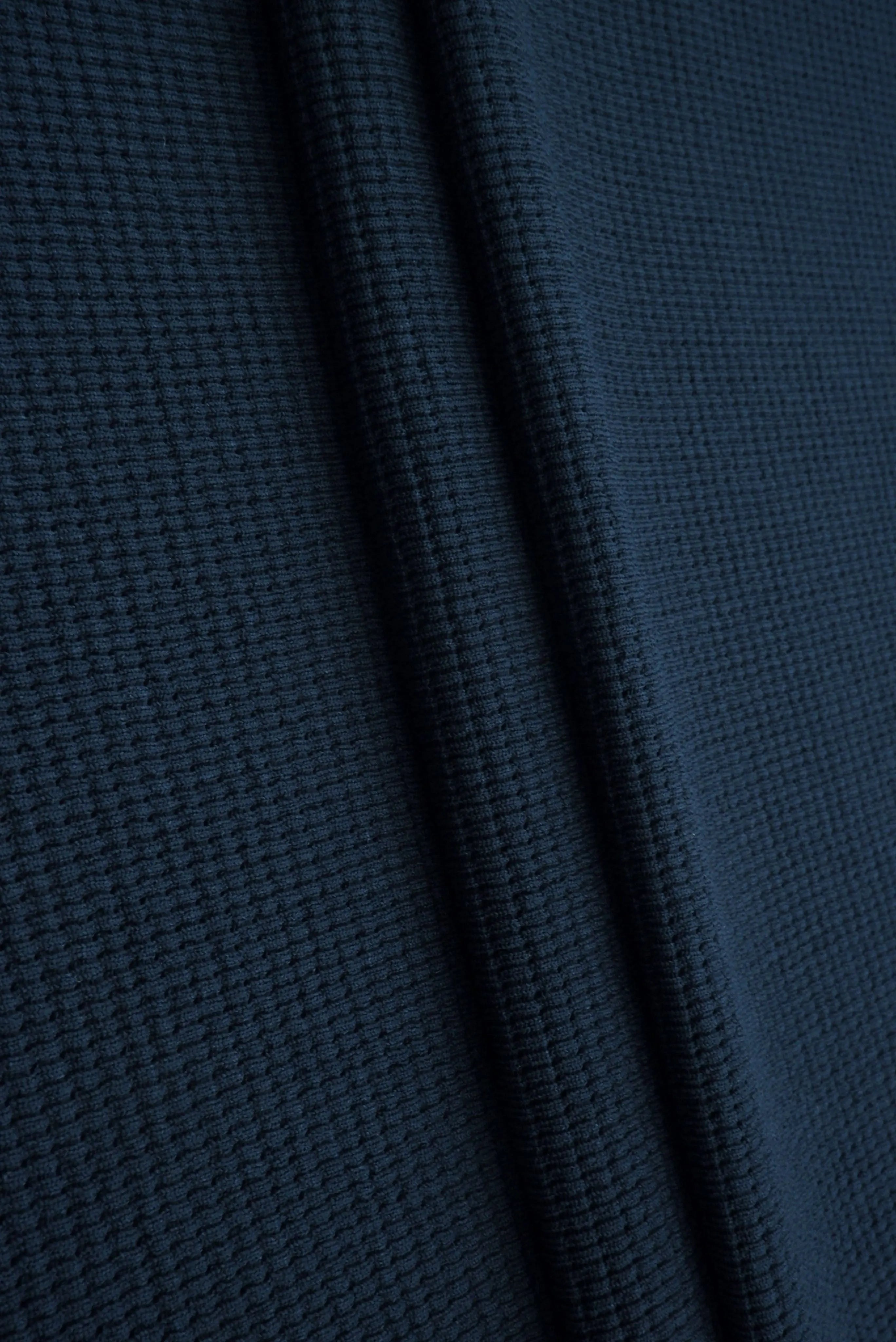 Waffle Double Knit Solid Fabric KNT4667