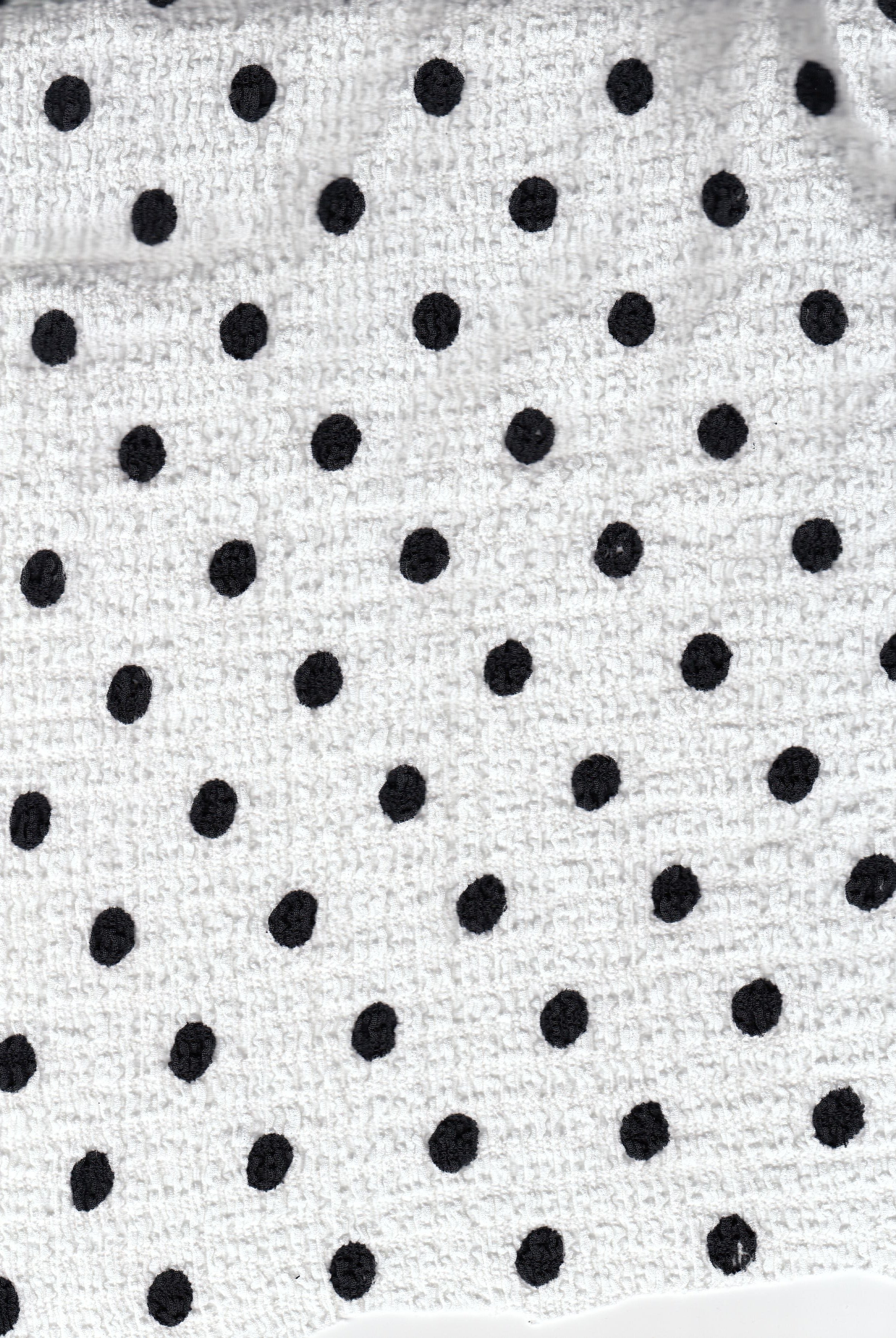 Polka Dot Crinkle Crepe Print Fabric CRP4628-SE90548