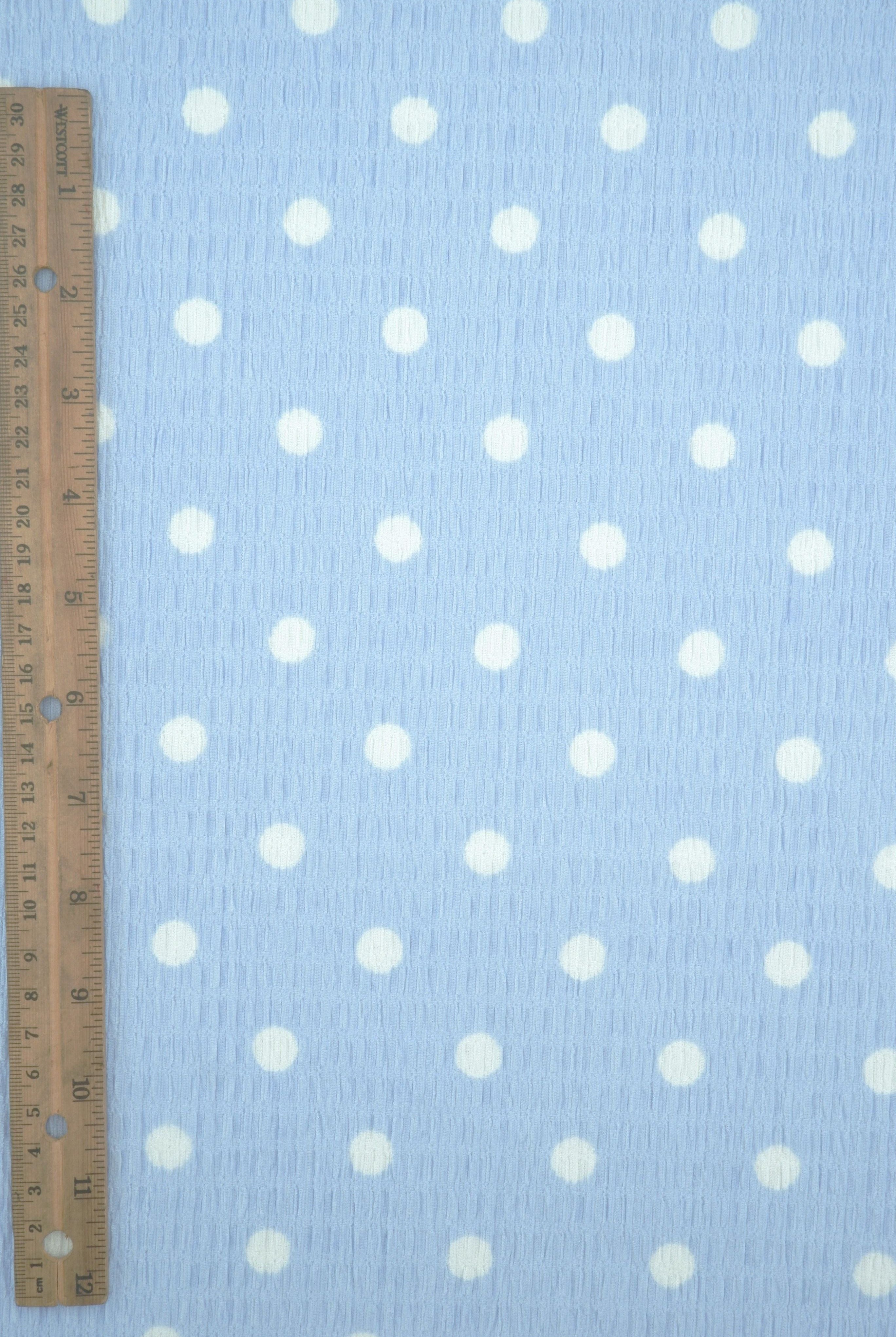 Polka Dot Crinkle Crepe Print Fabric CRP4628-SE90548