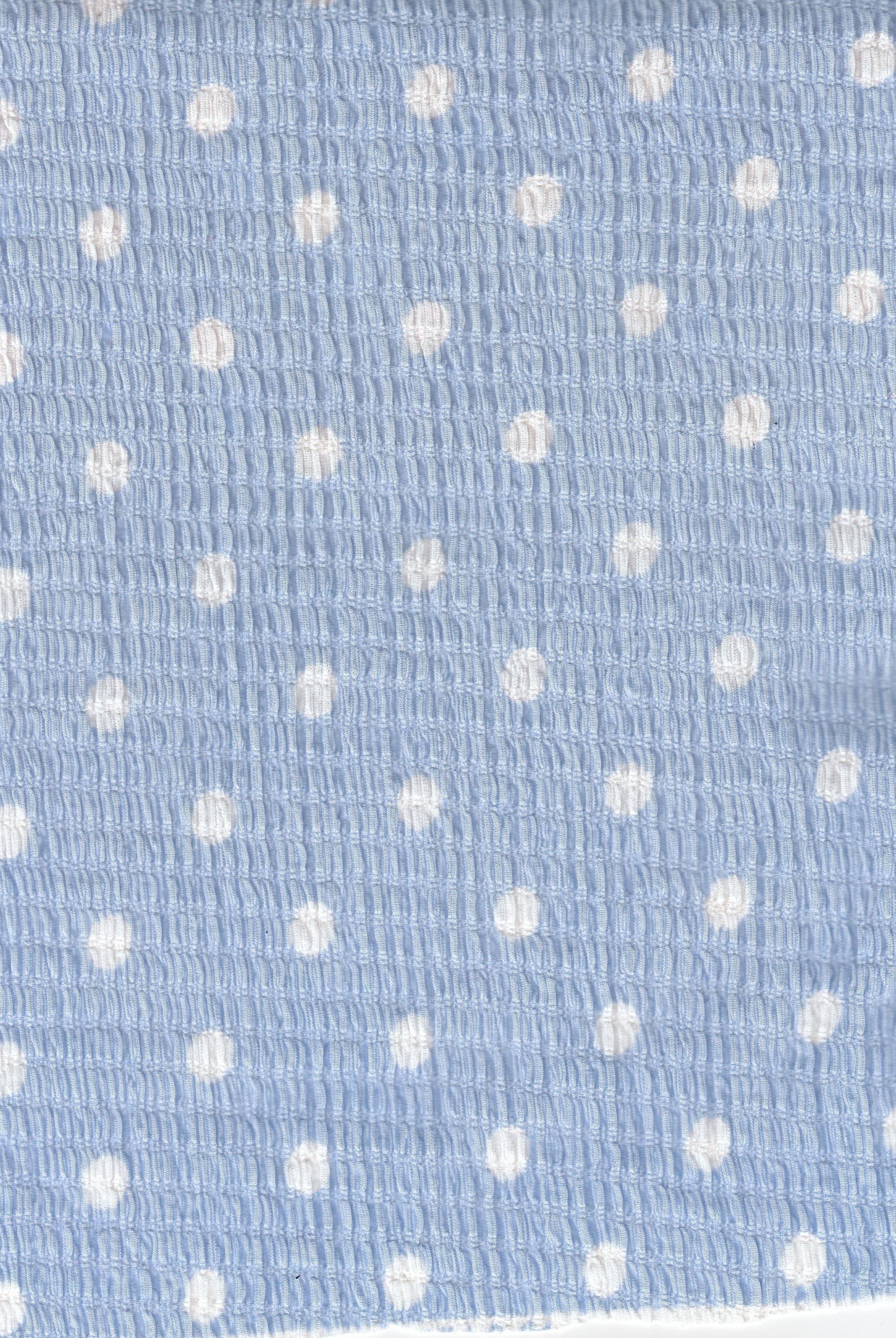 Polka Dot Crinkle Crepe Print Fabric CRP4628-SE90548